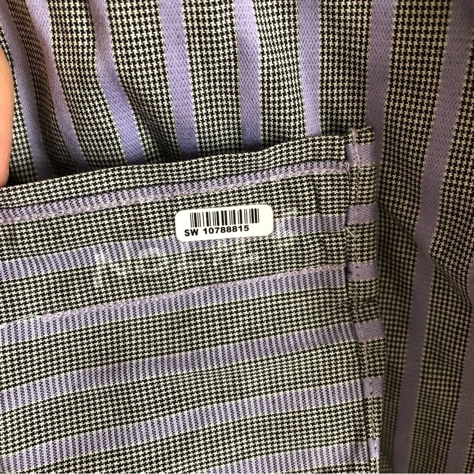 Michael Kors Michael Kors Purple Long Sleeve Button Down Striped Shirt Size US L / EU 52-54 / 3 - 9 Thumbnail