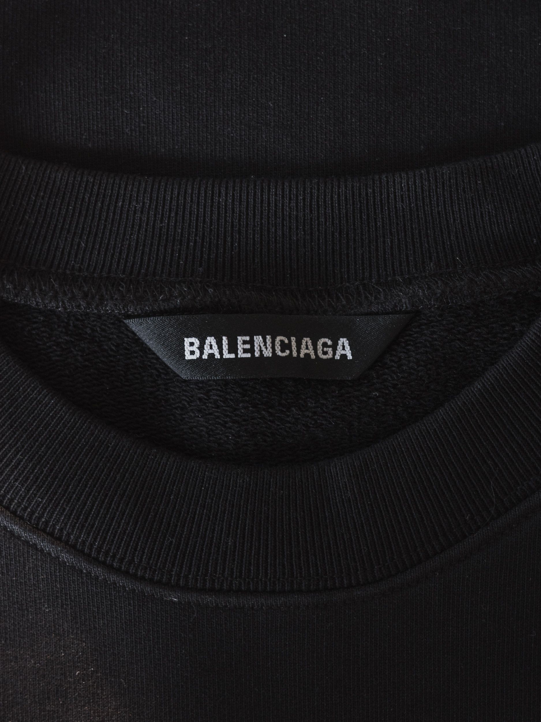 Balenciaga Logo Print Sweatshirt Size US M / EU 48-50 / 2 - 3 Thumbnail
