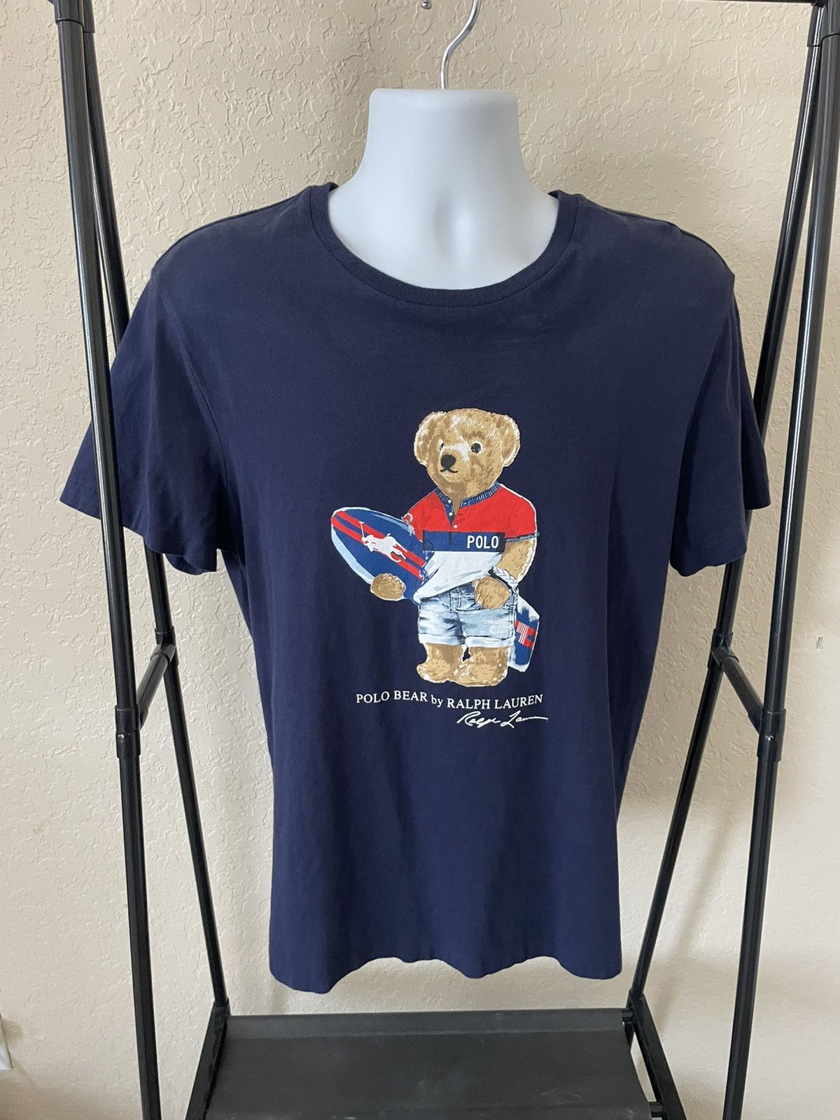 Polo Ralph Lauren Surfing Polo Bear Custom SlimFit Size US L / EU 52-54 / 3 - 1 Thumbnail