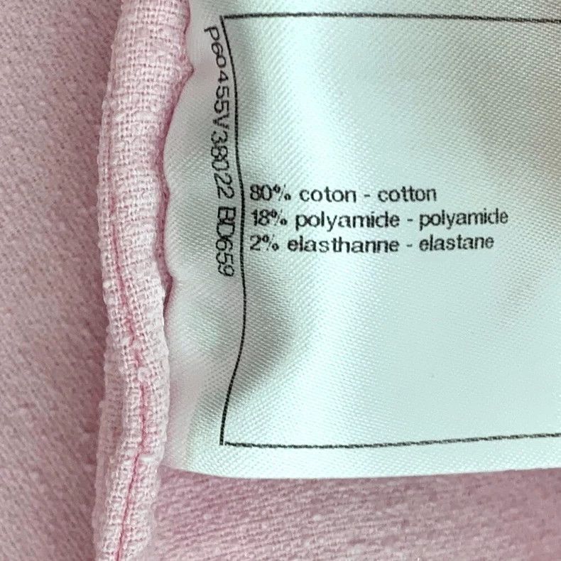 Chanel Chanel Cruise Series Pink Sailing Letter Printed Cotton Ro Size XS / US 0-2 / IT 36-38 - 8 Thumbnail