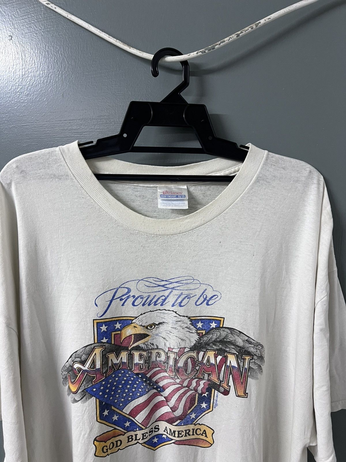 Harley Davidson VINTAGE PROUD TO BE AMERICAN “GOD BLESS AMERICA” PAPER THIN Size US XXL / EU 58 / 5 - 2 Thumbnail