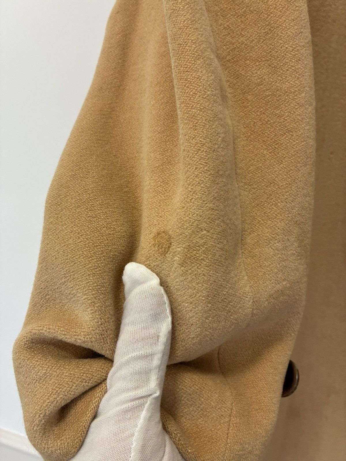 Jil Sander Vintage Made in Italy Jil Sander Camel Wool-Blend Long Coat Size M / US 6-8 / IT 42-44 - 18 Thumbnail