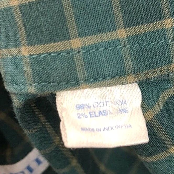 Southern Tide SOUTHERN TIDE Classic Fit Button-Up M Shirt Fish Embroidered Plaid Green/Tan Military/Logo? Size US M / EU 48-50 / 2 - 7 Thumbnail