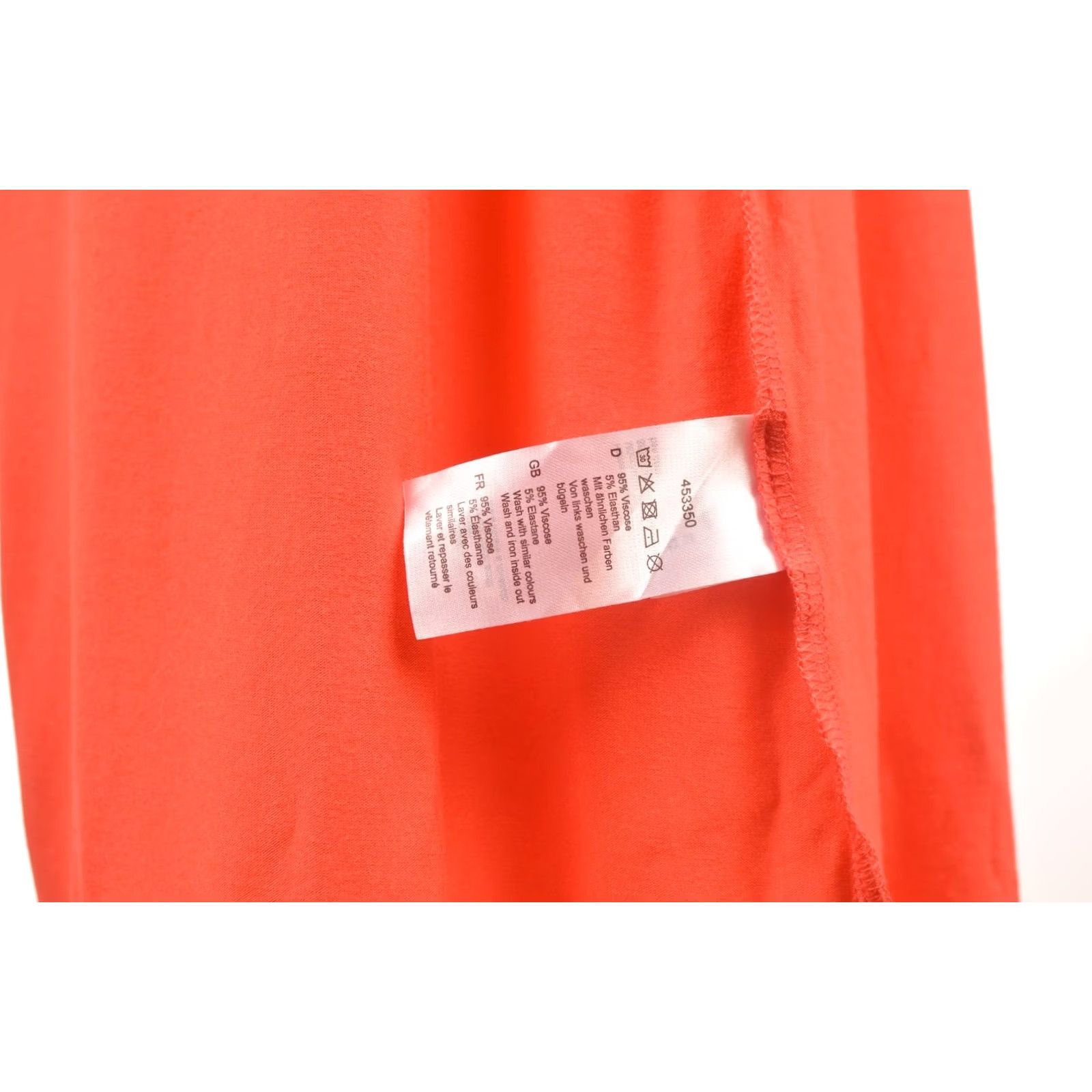 Vintage Thom by Thomas Rath Short Sleeve Peach Viscose Blend Dress 453350 Size D 36 Women's Midi A-Line Peach Vintage? Size 25" / US 0 / IT 36 - 7 Thumbnail