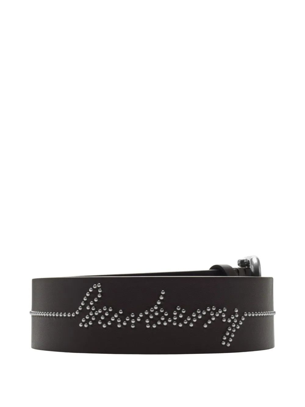 Burberry o1mle0326 Size: 110 / Leather Studded Belt in Black Size ONE SIZE - 1 Thumbnail