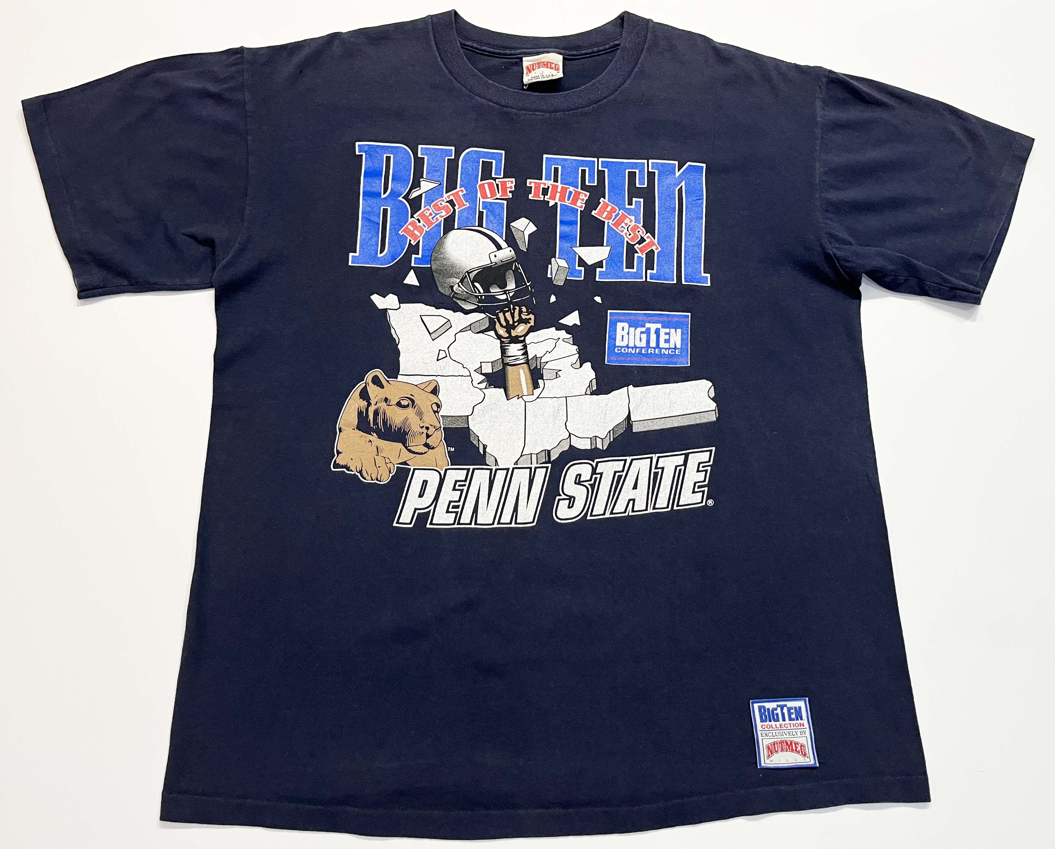 Nutmeg Vintage Nutmeg NCAA Penn State Nittany Lions Big Ten T-Shirt Size US XL / EU 56 / 4 - 1 Thumbnail
