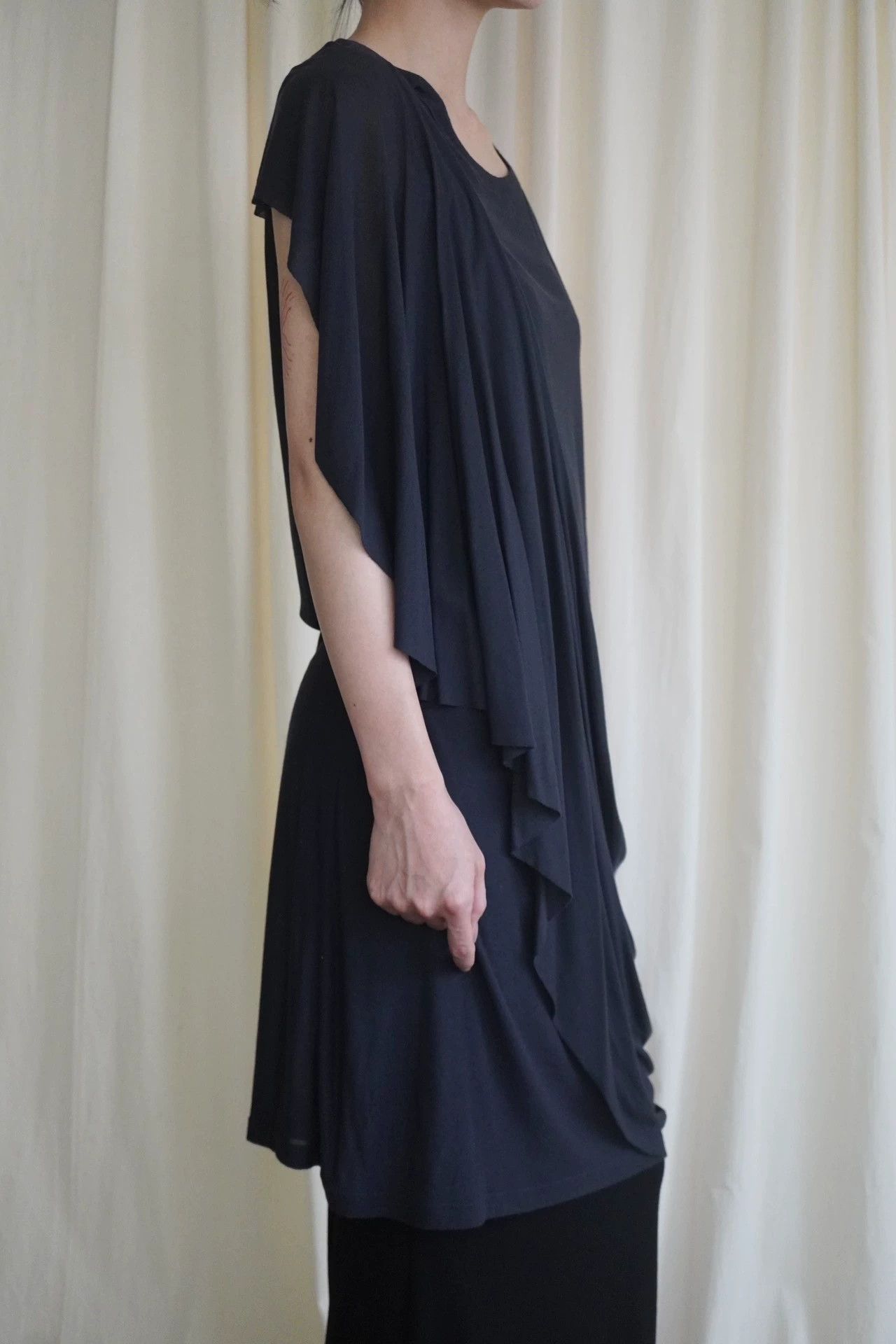 MM6 MM6 2000s Navy Blue Wrap Dress M 9/10 Size M / US 6-8 / IT 42-44 - 3 Thumbnail