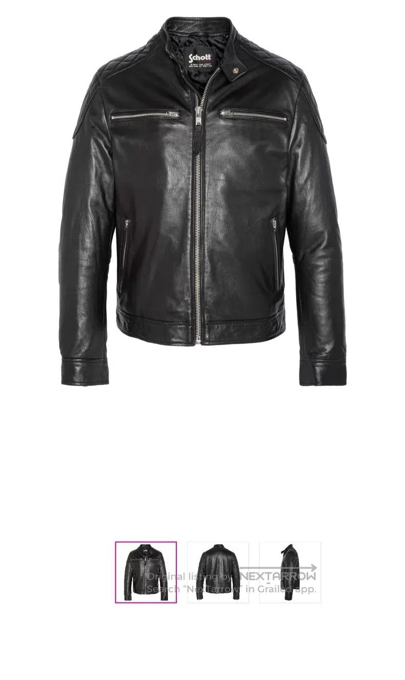 Schott NYC genuine leather lambskin jacket Size US S / EU 44-46 / 1 - 1 Thumbnail