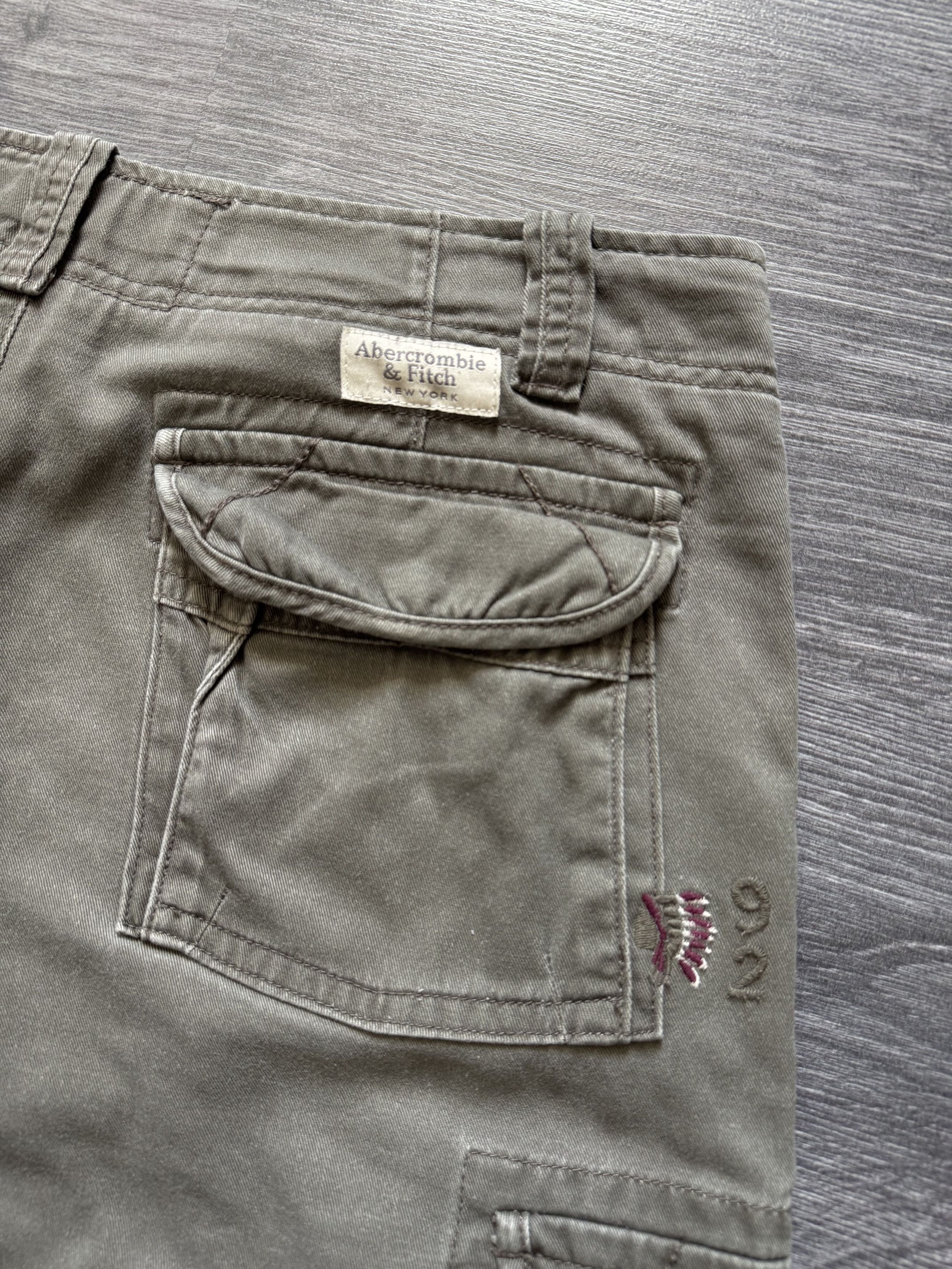 Abercrombie & Fitch Thick Heavyweight Cargo Shorts Grunge Essential Distressed Size US 32 / EU 48 - 4 Thumbnail