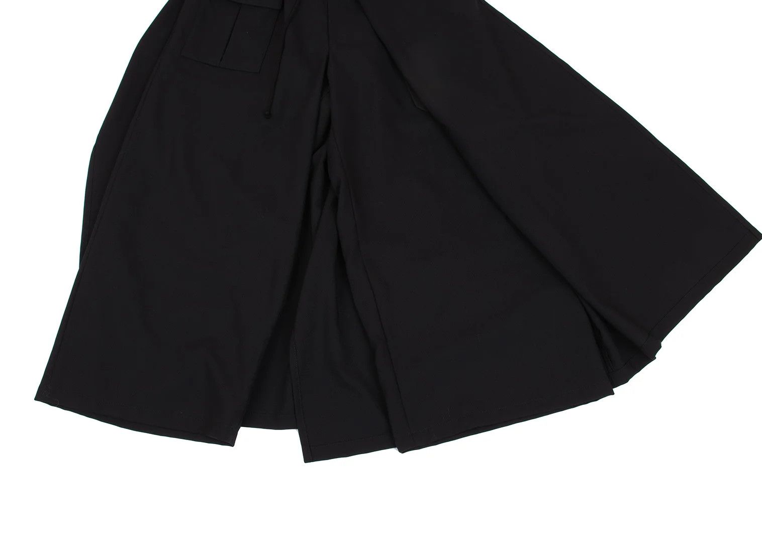 Yohji Yamamoto Yohji Yamamoto Wool Flap Pocket Wrap Pants Black Size US 30 / EU 46 - 11 Thumbnail