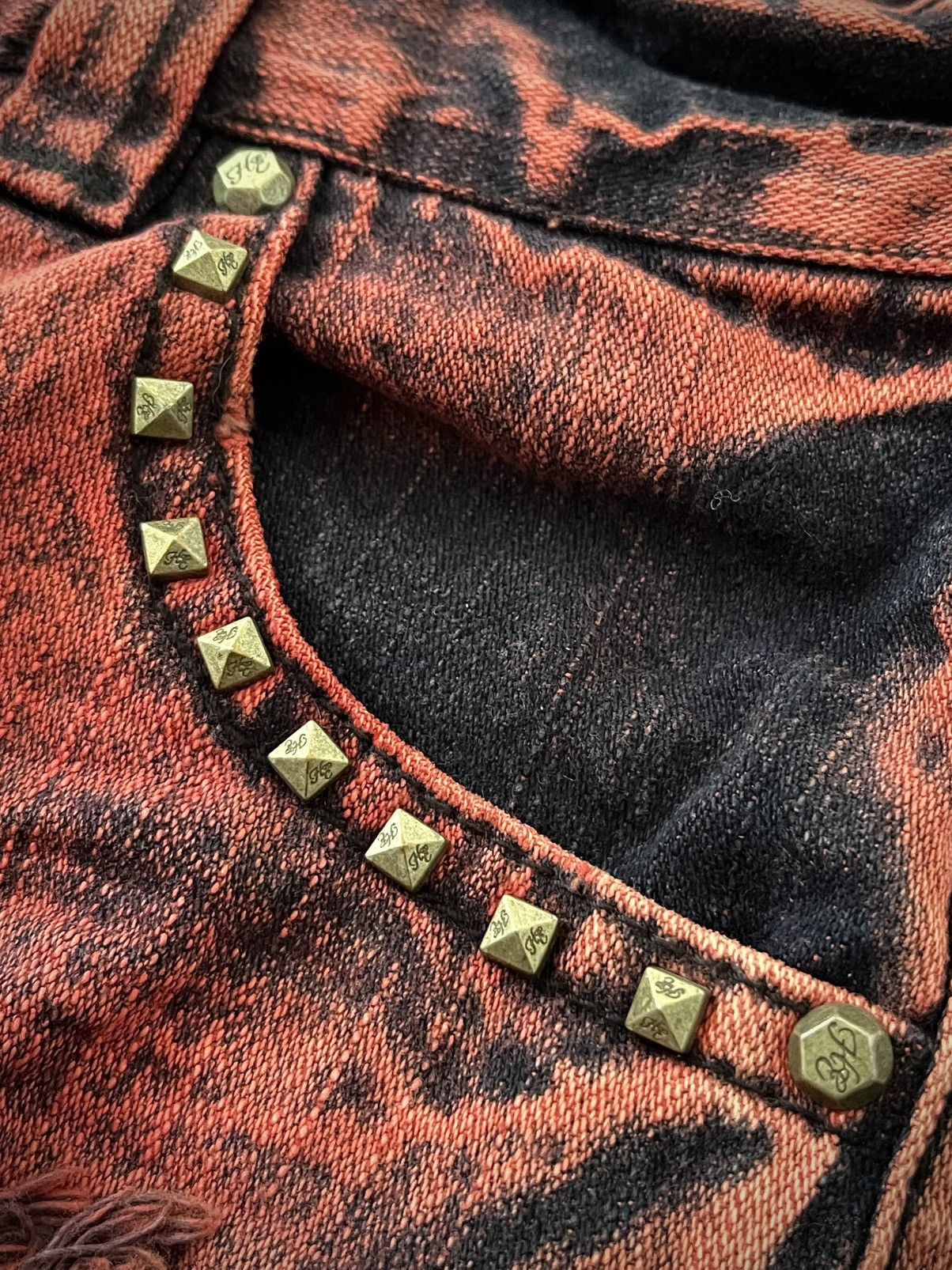 Japanese Brand 90s Heaven And Earth Distressed Short Denim If Six Was Nine Size 28" / US 6 / IT 42 - 5 Thumbnail