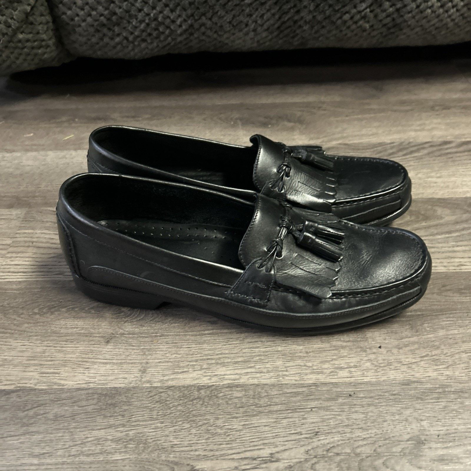 Bass Men’s Bass Loafers With Accent Black Edgewater Size 12 W/Box Size US 12 / EU 45 - 5 Thumbnail