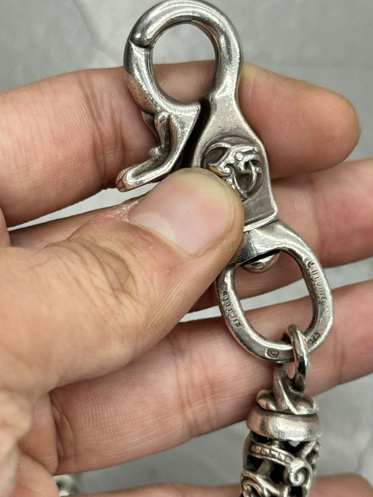 Chrome Hearts Chrome Hearts 11link roller 2lobster clip wallet chain Size ONE SIZE - 3 Thumbnail