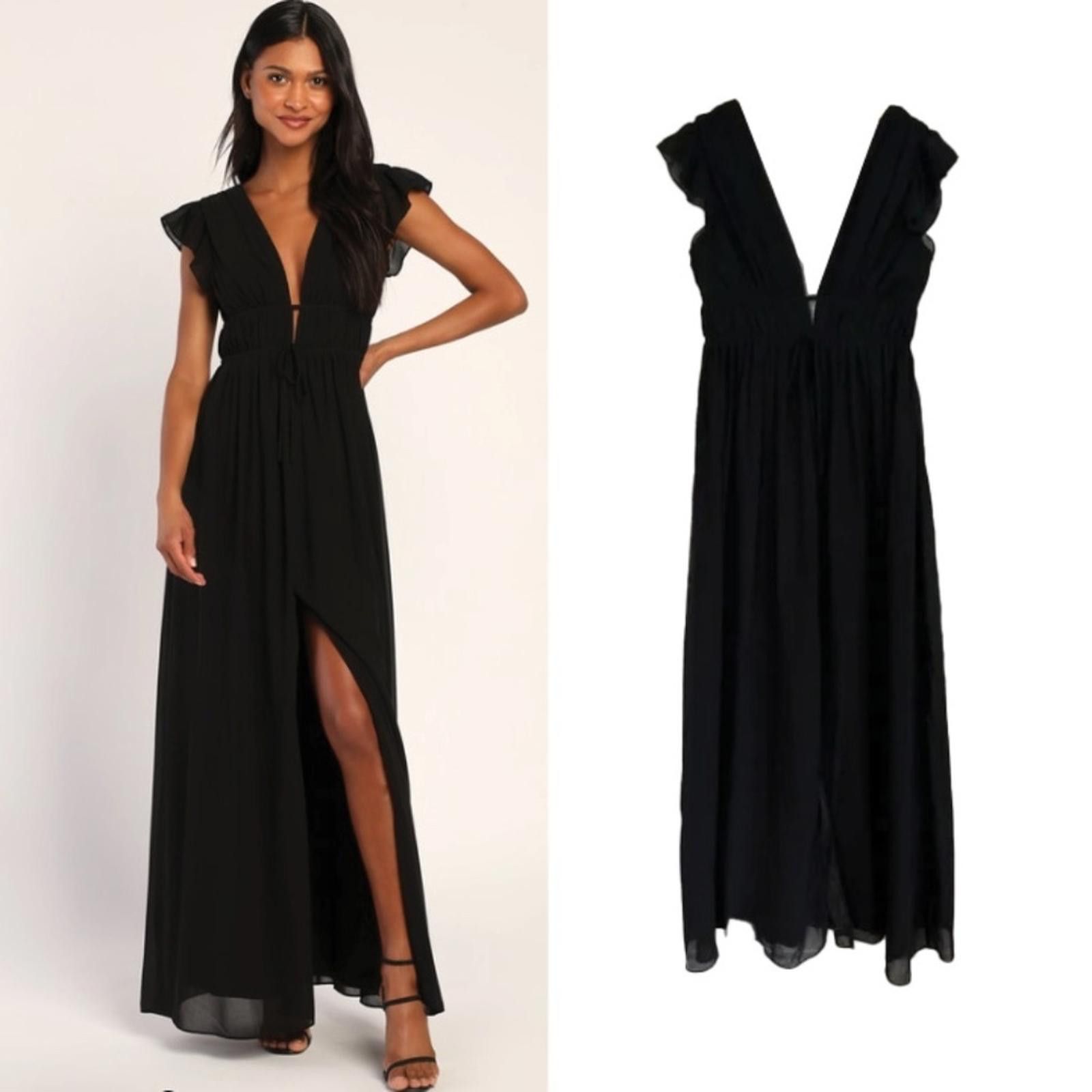Lulus LULU's Prom Wedding Romantic Chiffon Maxi Size XL / US 12-14 / IT 48-50 - 1 Thumbnail
