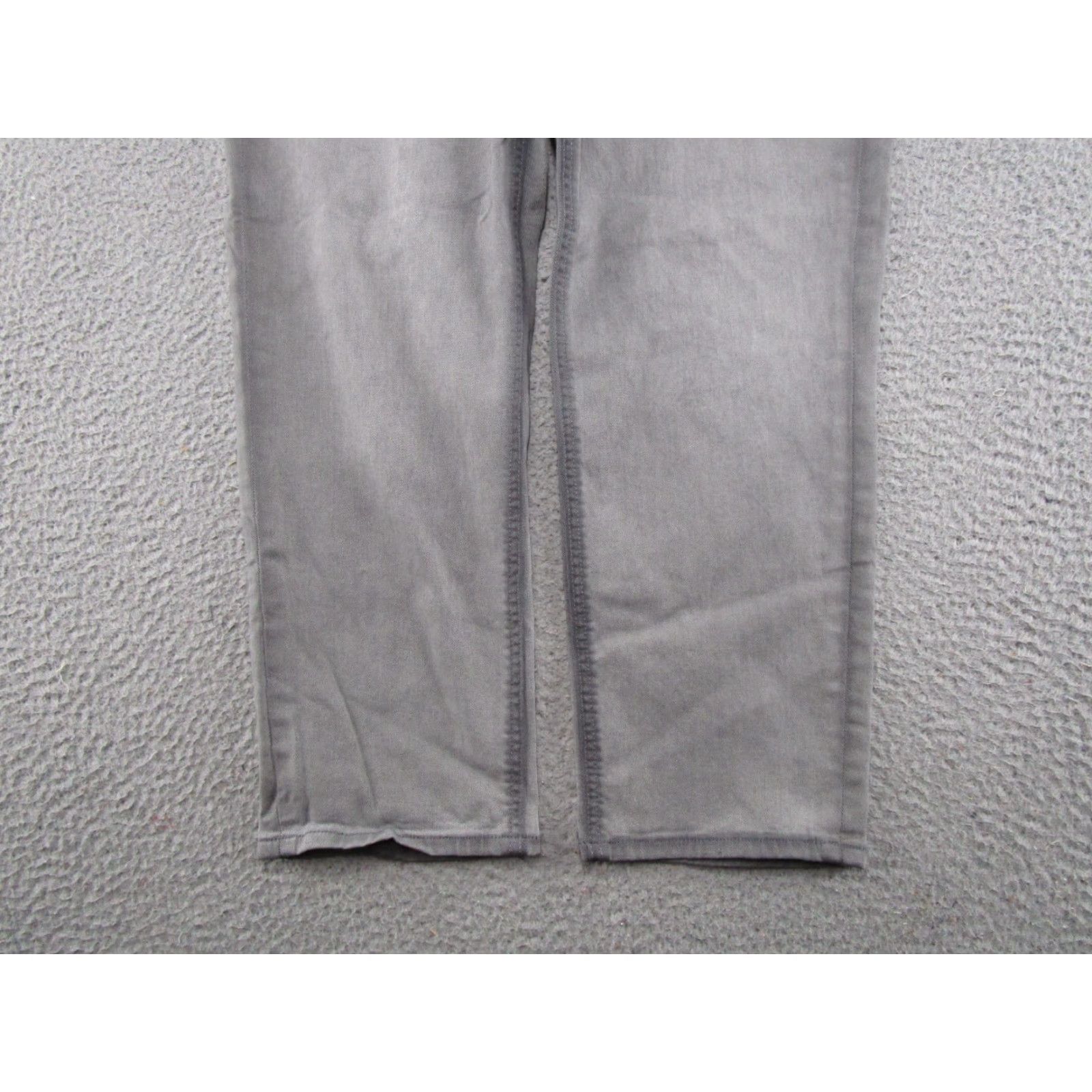 Express Express Women's Gray Denim Super High Rise Stretch Mom Jeans Size 12 Size 34" / US 12 / IT 48 - 2 Thumbnail