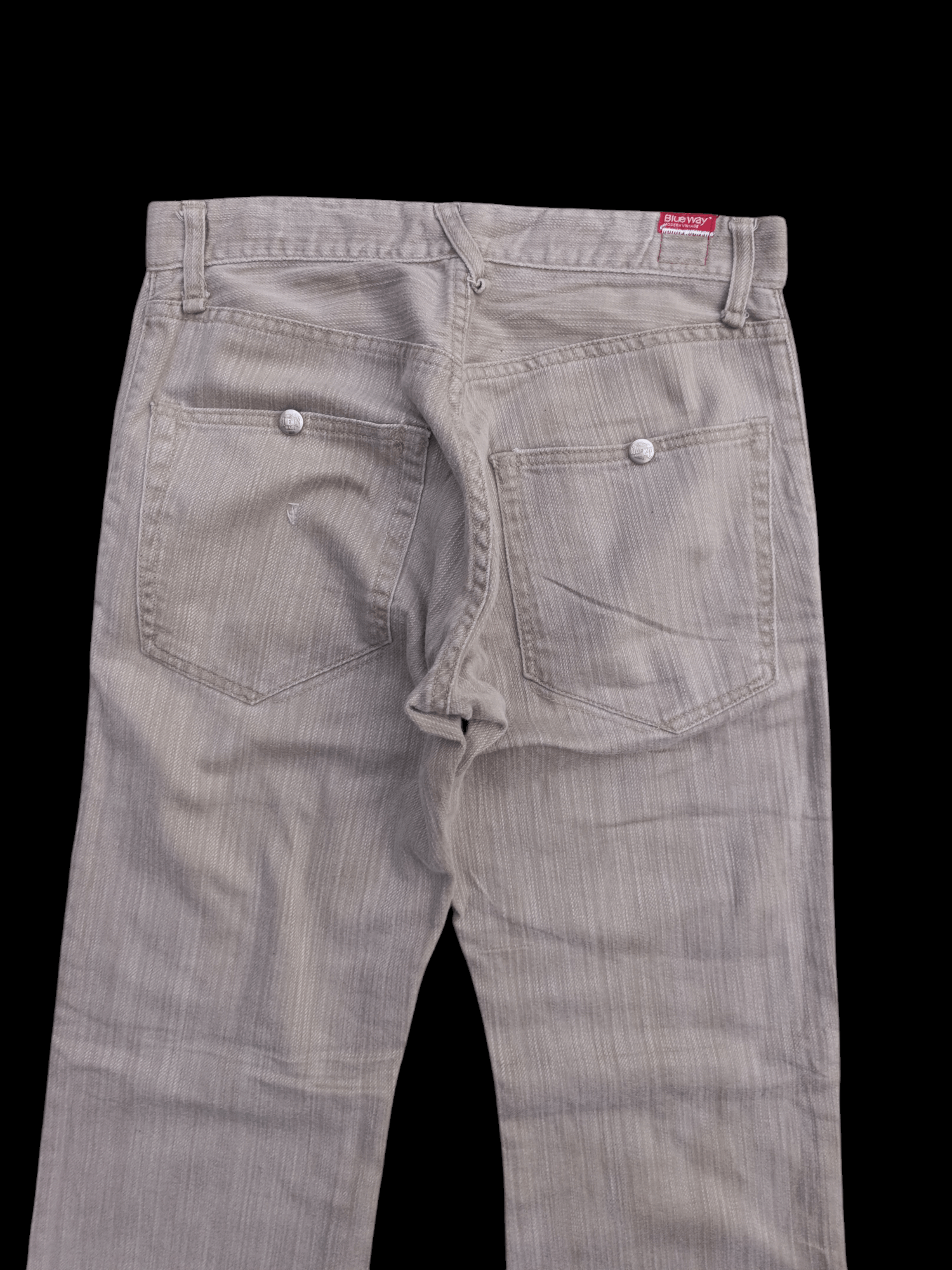 Hysteric Glamour × Japanese Brand × Tornado Mart FLARED Blue Way Multi Pocket Boot Cut Jeans Size US 29 - 13 Thumbnail