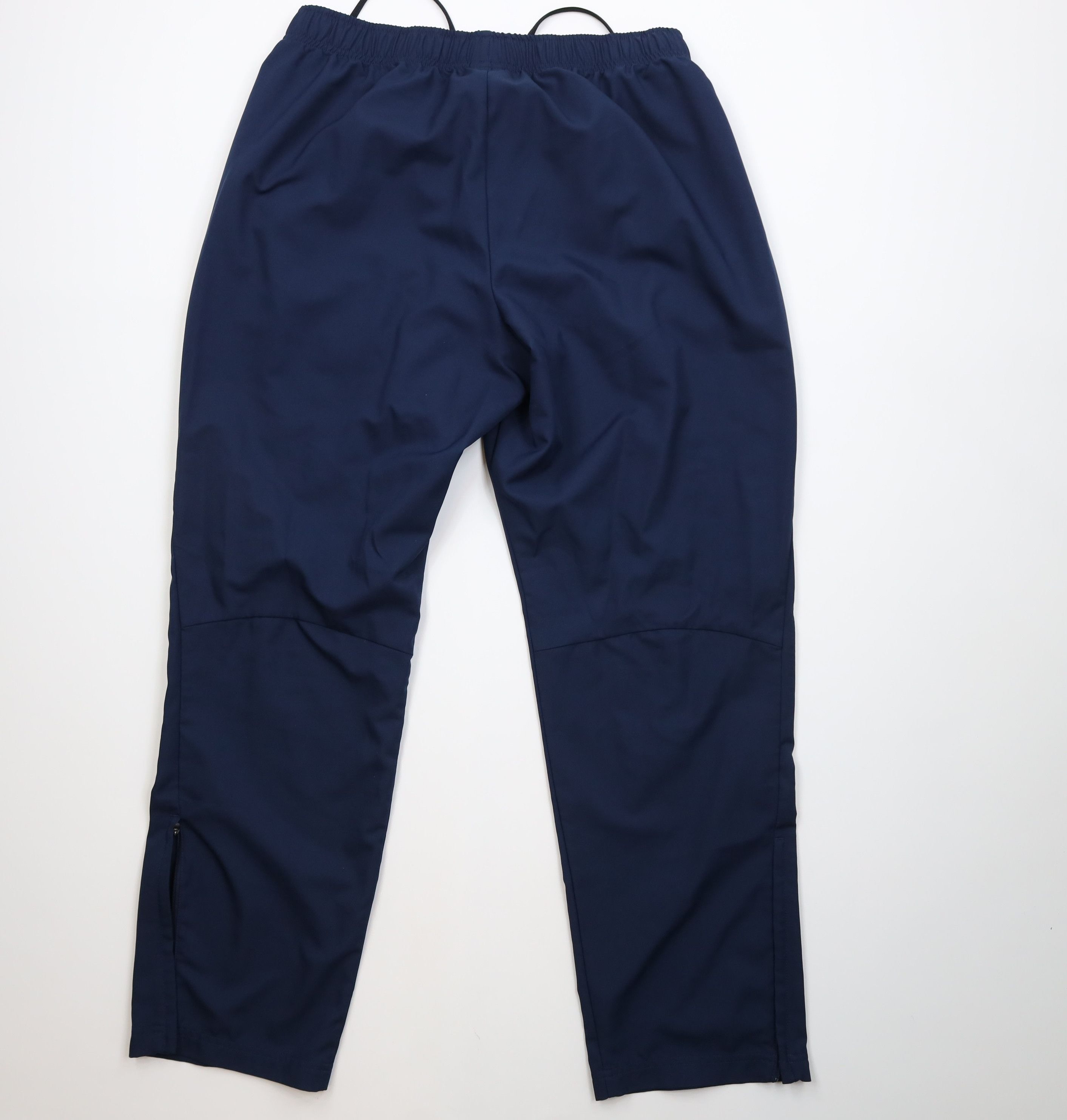 Nike Vintage Y2K Nike Mens Mini Swoosh Warm Up Pants Navy Blue Size US 38 / EU 54 - 9 Thumbnail