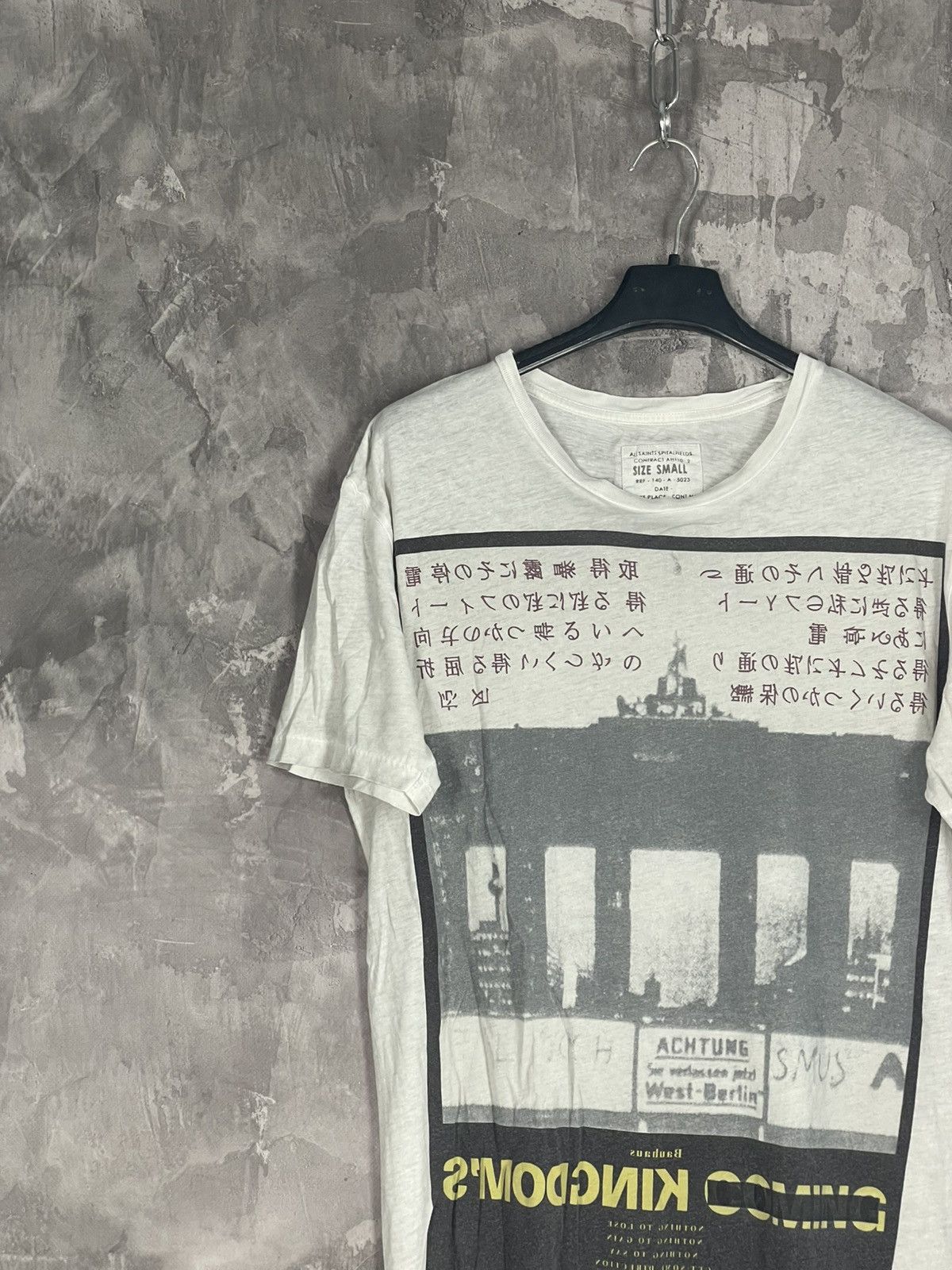 Allsaints Mens Vintage AllSaints T Shirt Japanese tee luxury ss crazy Size US S / EU 44-46 / 1 - 3 Thumbnail