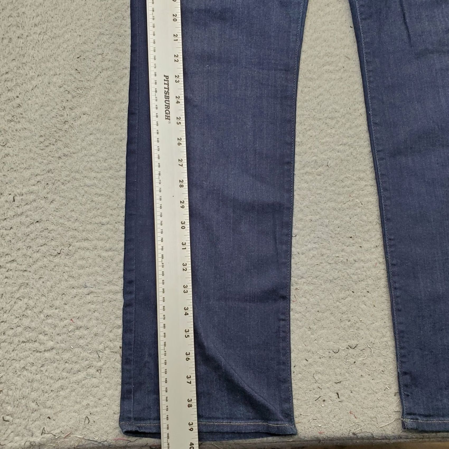 NYDJ NYDJ Womens 14 Blue Maternity Pregnancy Pants Full Belly Panel Straight Leg USA Pants Size 36" / US 14 / IT 50 - 3 Thumbnail