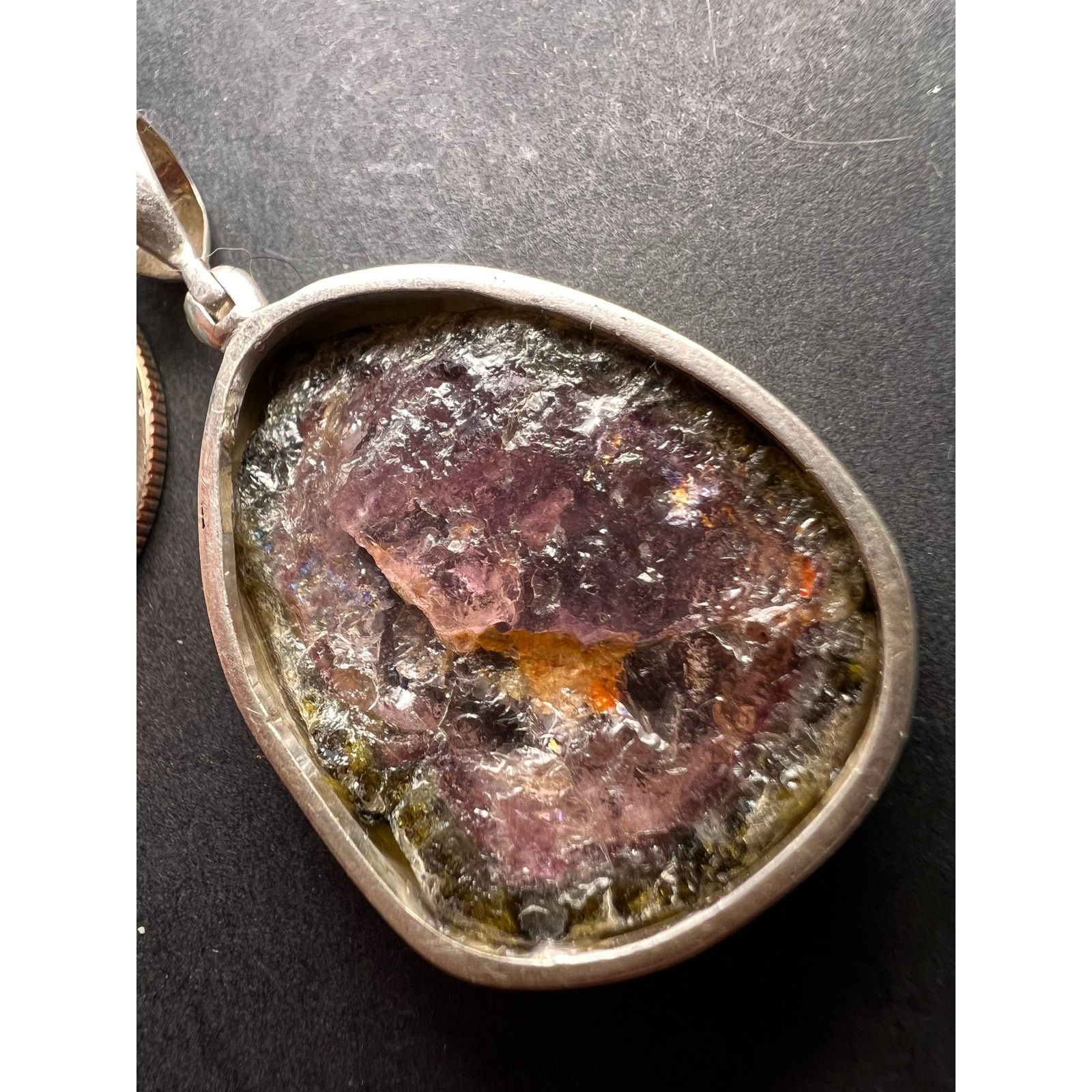 Other NEW Watermelon tourmaline sterling silver pendant 8.16 grams Size ONE SIZE - 5 Thumbnail