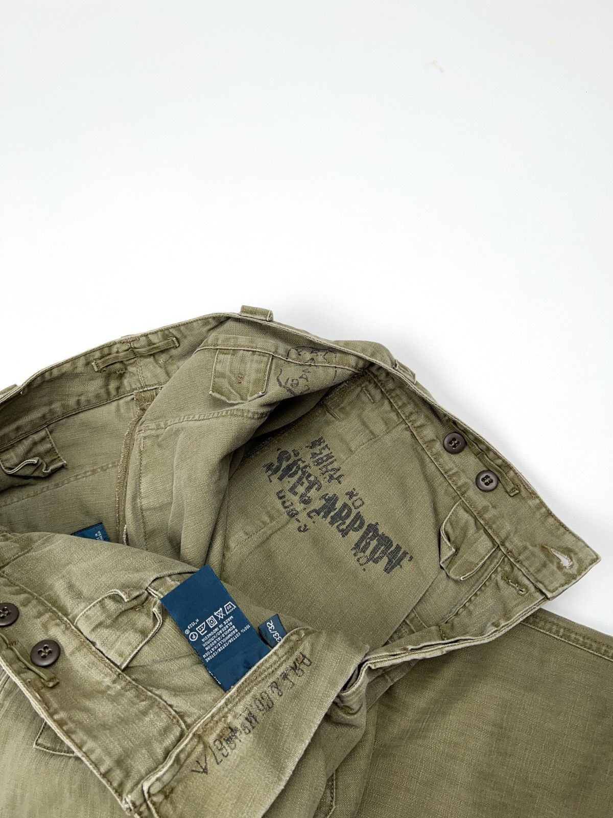 Polo Ralph Lauren Polo Ralph Lauren Military Cargo Vintage Combat Pants Battle Size US 33 - 13 Thumbnail