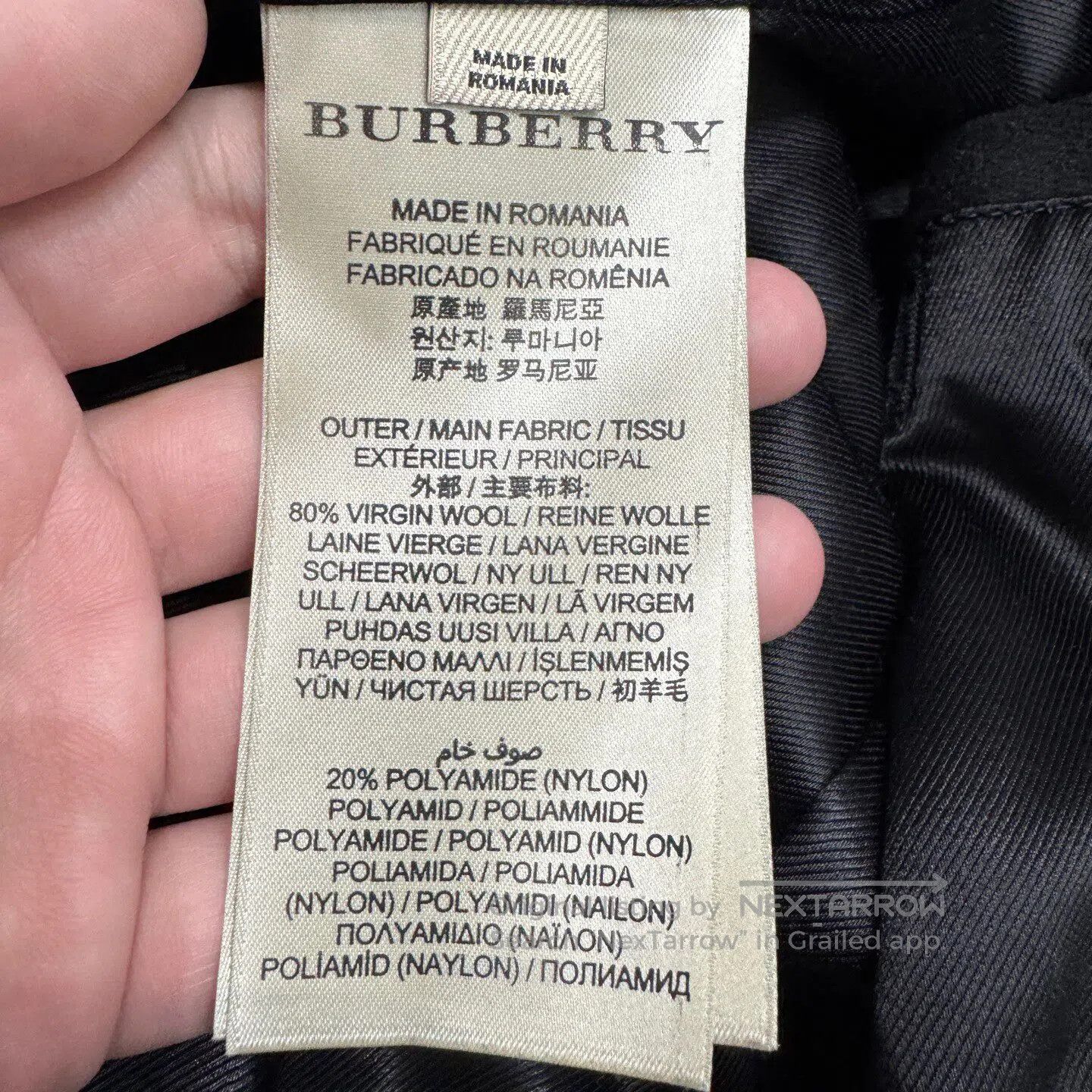 Burberry BURBERRY Wool coat| Size XXL / US 16-18 / IT 52-54 - 5 Thumbnail