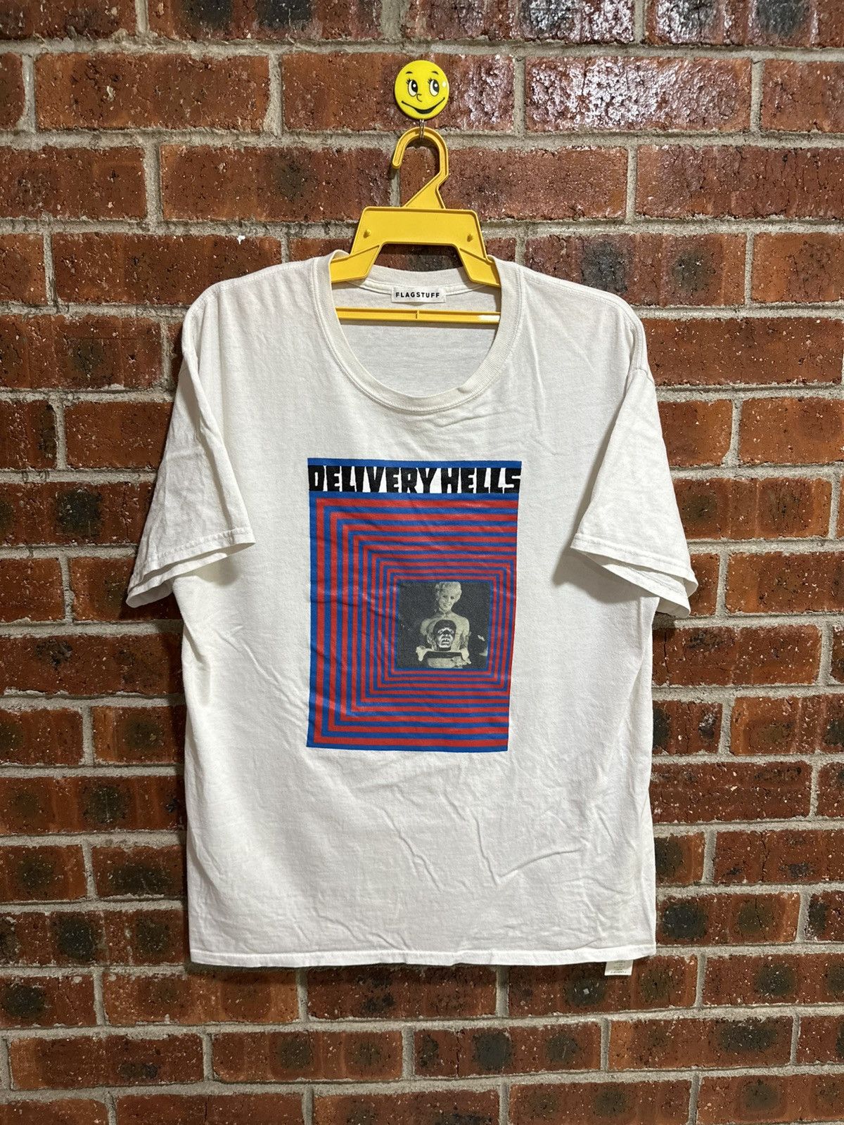 Beams Plus × Flagstuff × Vintage Vintage FlagStuff Delivery Hells Faded Tee Size US L / EU 52-54 / 3 - 1 Thumbnail