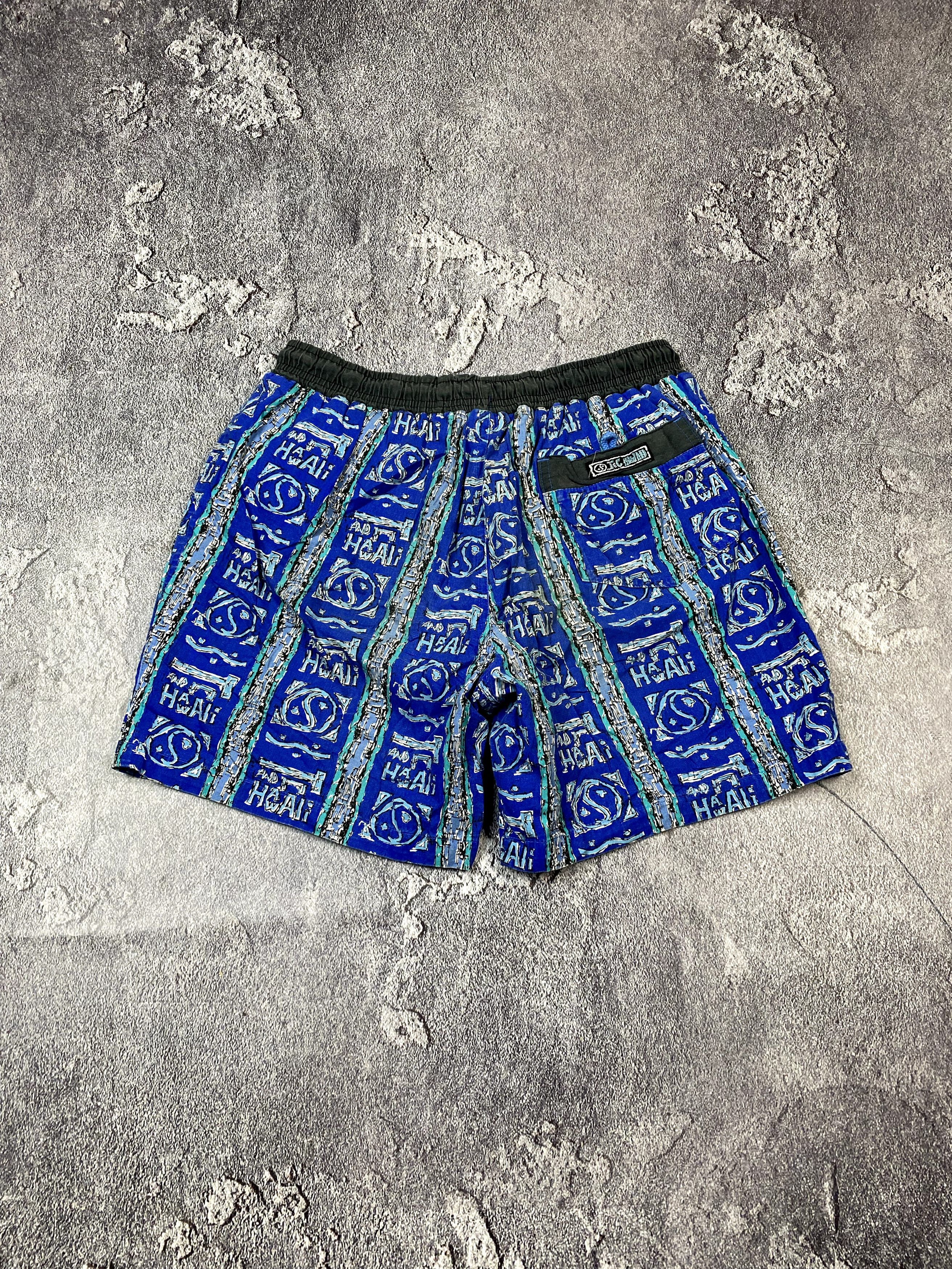 Other 🌊Vintage Hawaii Surf Shorts Y2K Tribal Beachcore Grail 🌊 Size US 30 / EU 46 - 5 Thumbnail