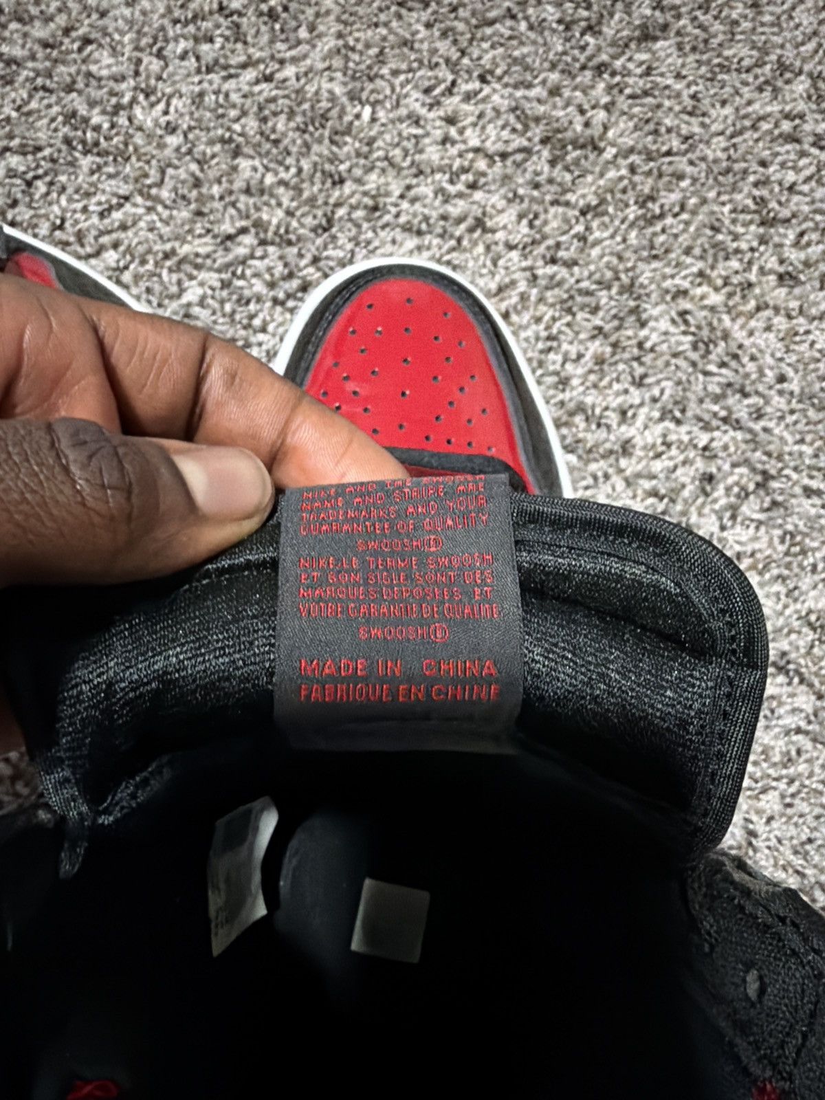 Jordan Brand Patent Bred Jordan 1s Size US 10 / EU 43 - 9 Thumbnail