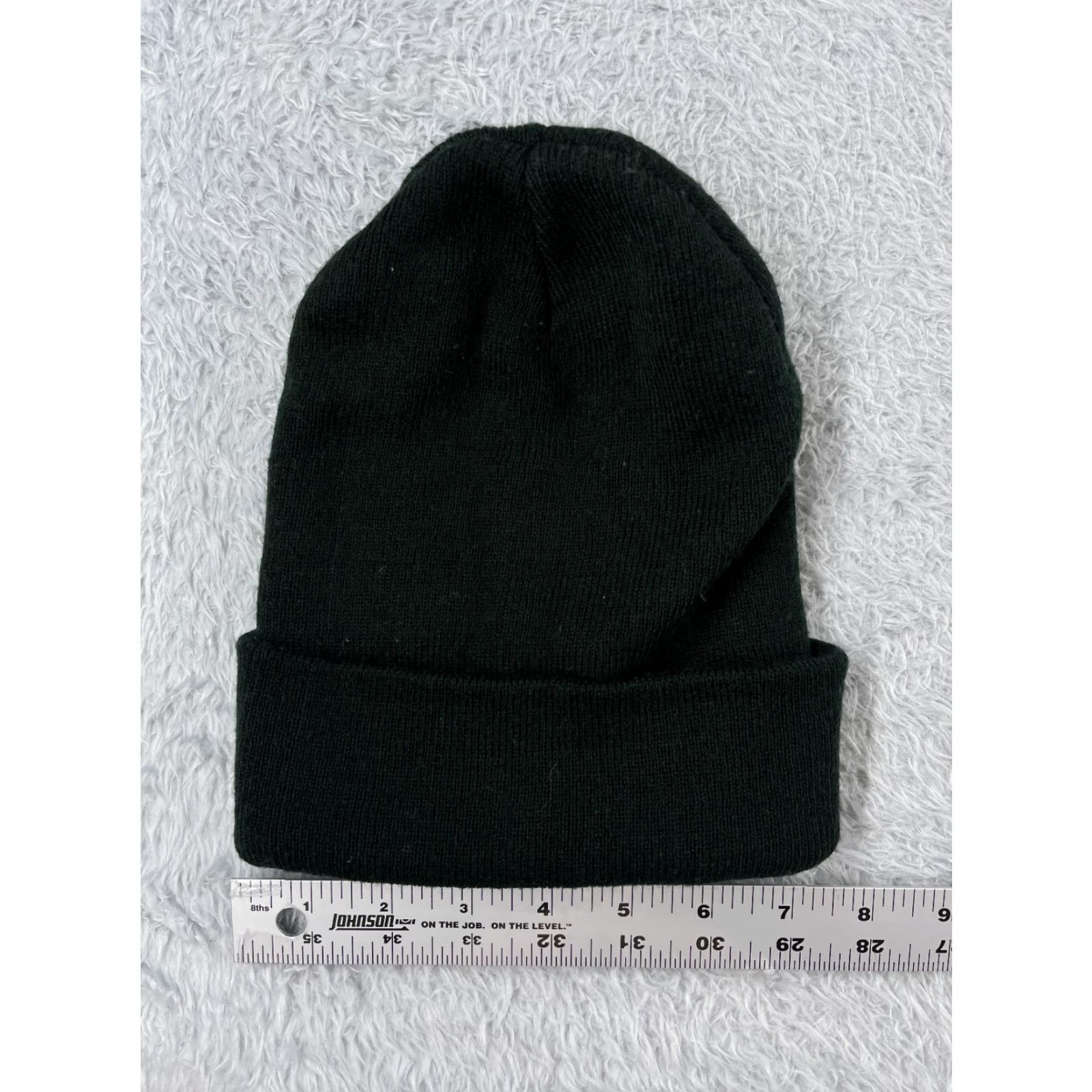 Port & Company Port & Company The Peach City Beanie Toque Black Knit Acrylic Adults One Size Beanie Hat Size ONE SIZE - 4 Thumbnail