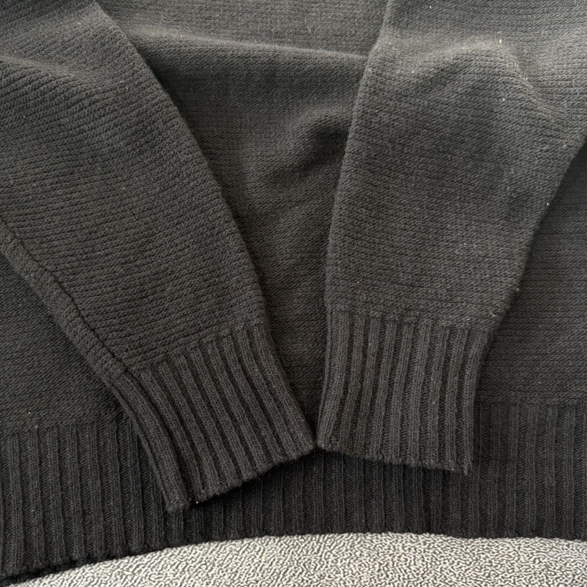 Stone Island Stone Island Vintage Wool Sweater AW01 Knit L Black Size US L / EU 52-54 / 3 - 8 Thumbnail