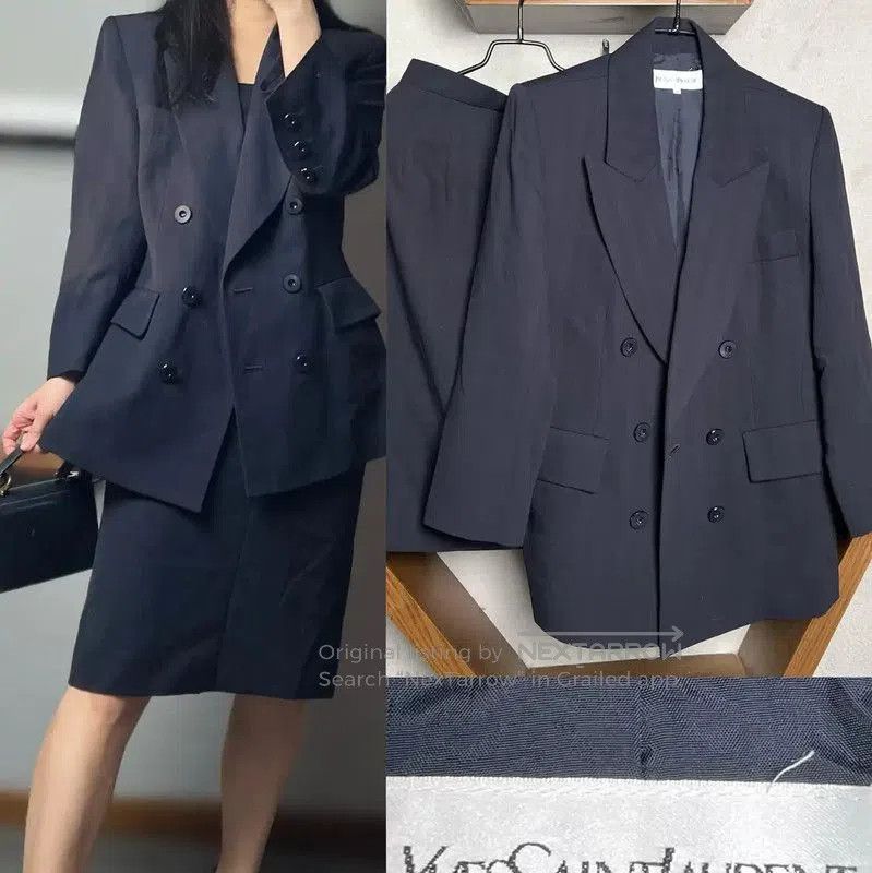 Other YSL Women's Navy Wool Cardigan . Size XXS / US 00 / IT 34 - 1 Thumbnail
