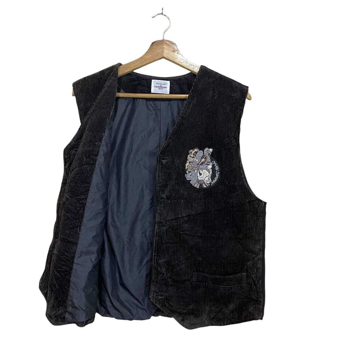 Jean Charles De Castelbajac Jean Charles De Castelbajac Corduroy Vest Size 40S - 7 Thumbnail