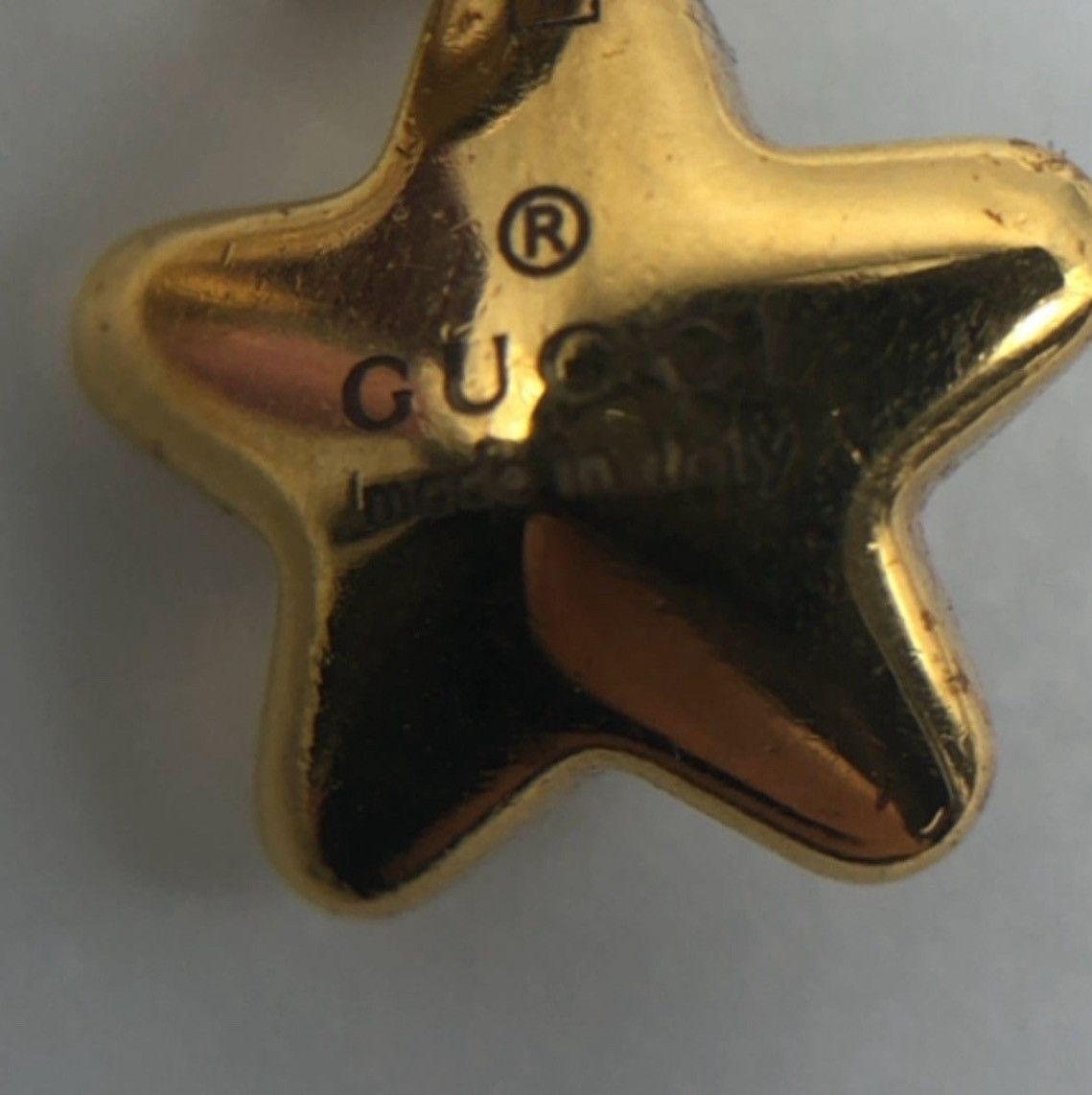 Gucci Gucci Script Star Detail Crystal Stone Necklace Metal Size ONE SIZE - 5 Thumbnail