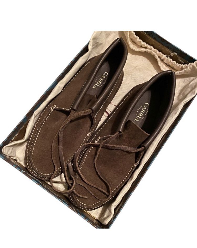 CASBIA Vintage Casbia (Rare) Moccasin’s (Italian Suede) Shoes Size US 9 / EU 42 - 7 Thumbnail