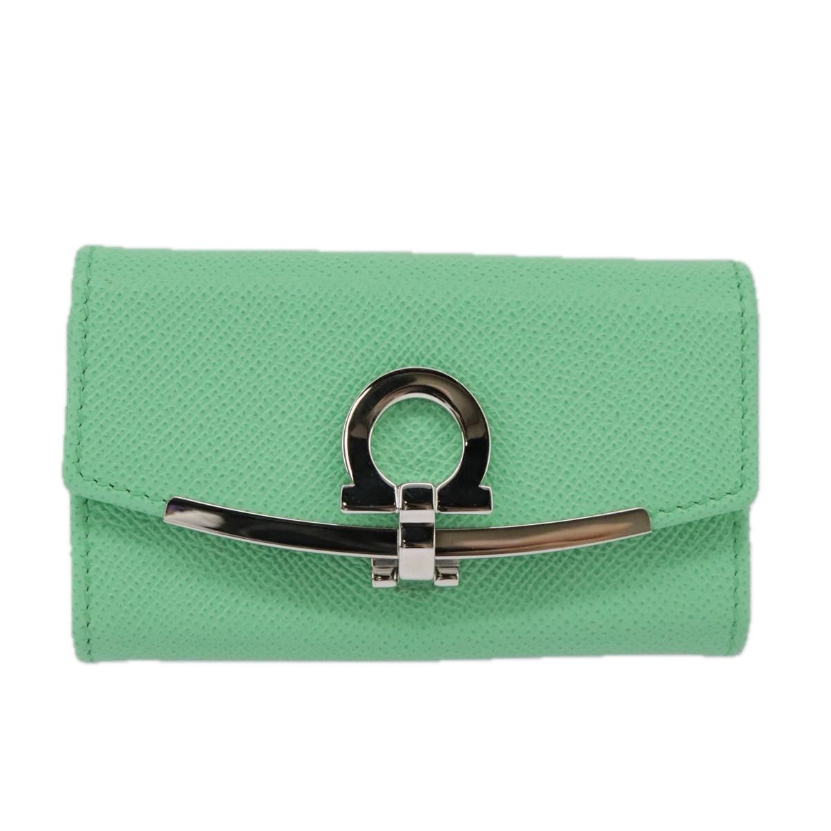 Salvatore Ferragamo Gancini Green Leather Wallet (Pre-Owned) Size ONE SIZE - 1 Thumbnail