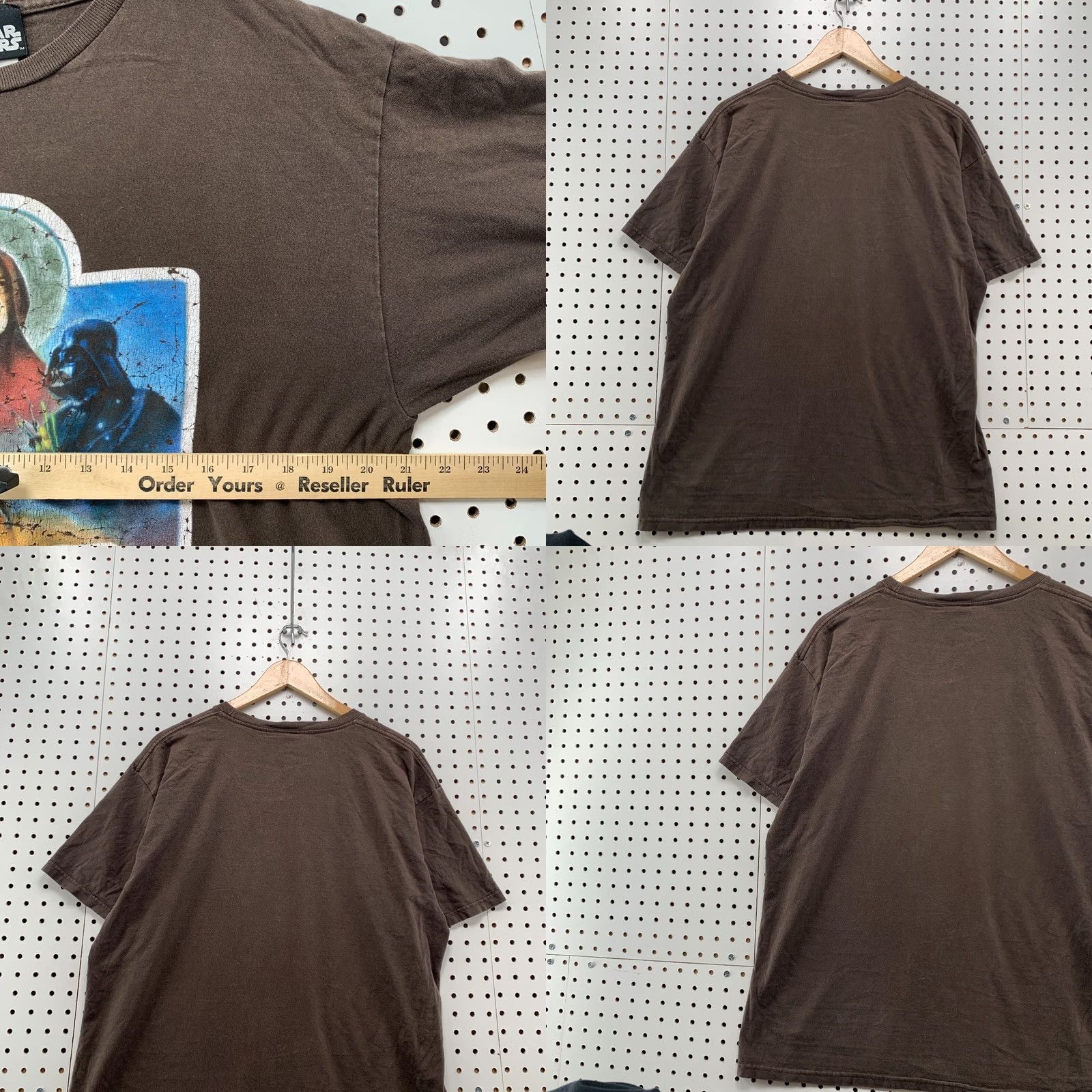 Star Wars Star Wars A New Hope Movie Shirt Brown Adult Medium Luke Skywalker Tee Size US M / EU 48-50 / 2 - 9 Thumbnail