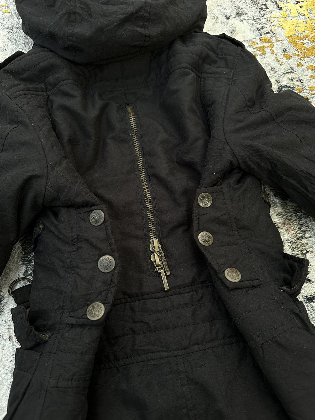 14th Addiction FAUX FUR BONDAGE JACKET Playboi Carti Style Archive LGB Size US M / EU 48-50 / 2 - 14 Thumbnail