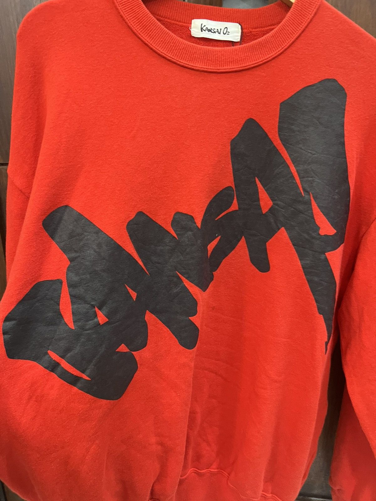 Kansai Yamamoto × Vintage Kansai O2 YamamotoBig Logo Sweatshirt Size US L / EU 52-54 / 3 - 2 Thumbnail