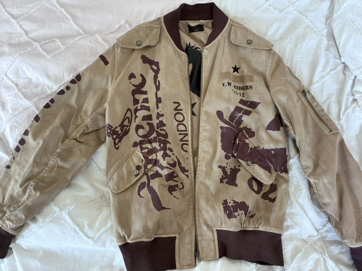 Palace × Vivienne Westwood Palace Vivienne westwood flight jacket