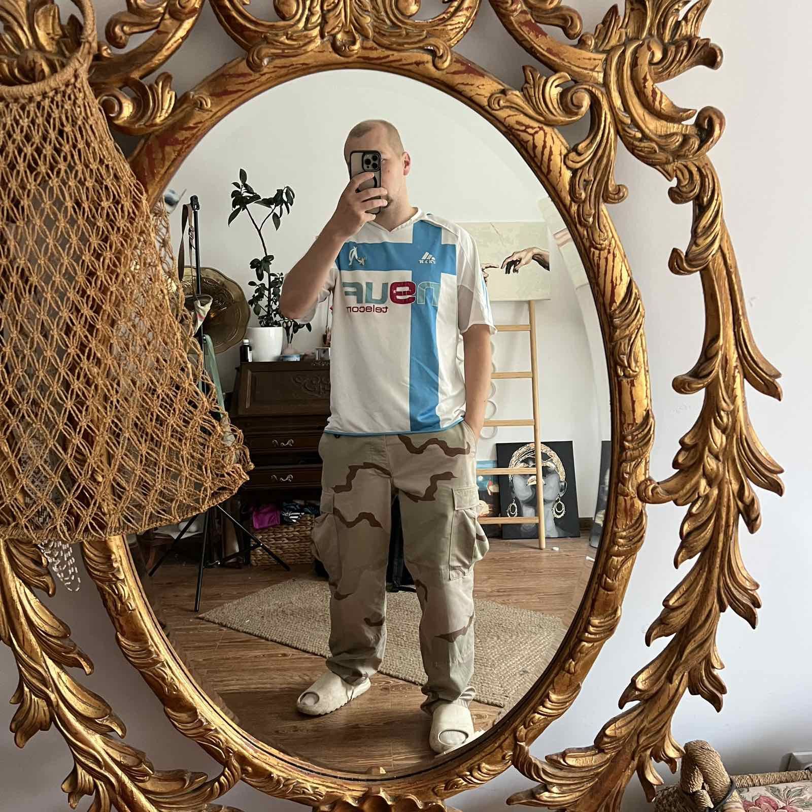 Adidas × Vintage Vintage adidas Olympique de Marseille Neri Soccer jersey Size US L / EU 52-54 / 3 - 3 Thumbnail