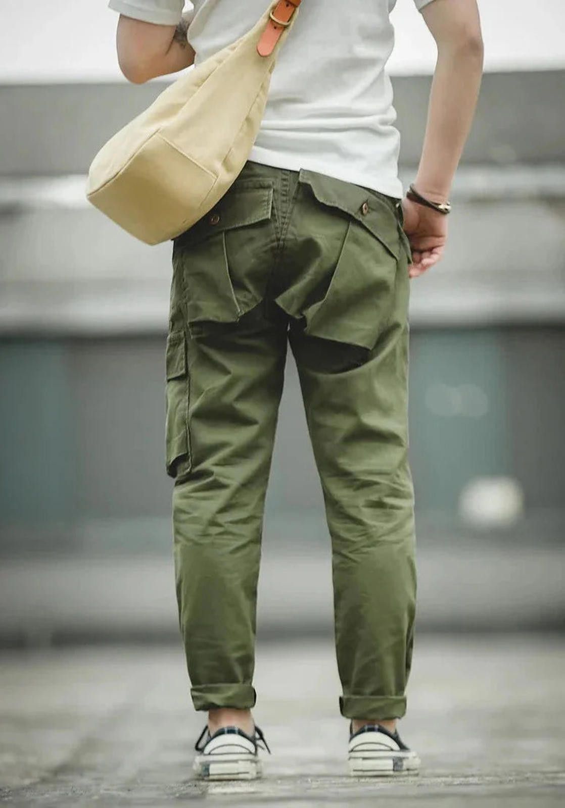 Vintage Straight Leg Utility Cargo Pants Size US 32 / EU 48 - 6 Thumbnail