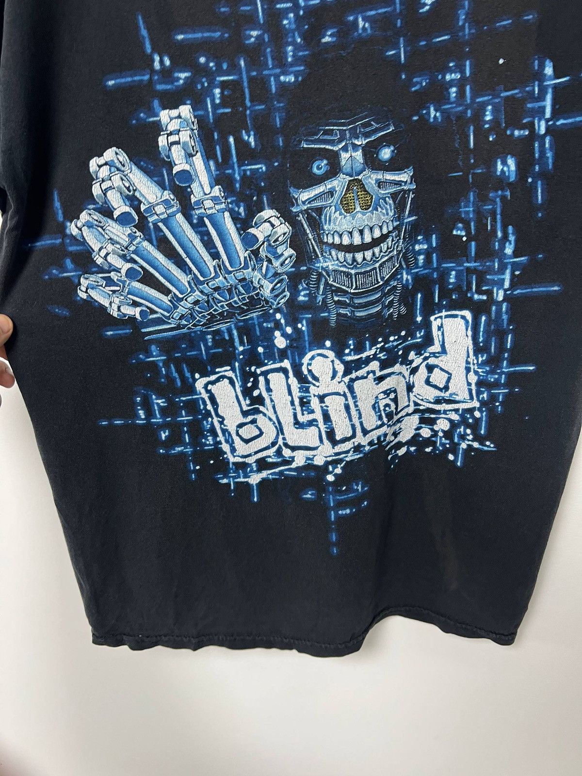 Blind Skateboards Vintage 90's Blind Skateboarding T shirt Sk8 Overprint M-L Size US L / EU 52-54 / 3 - 10 Thumbnail