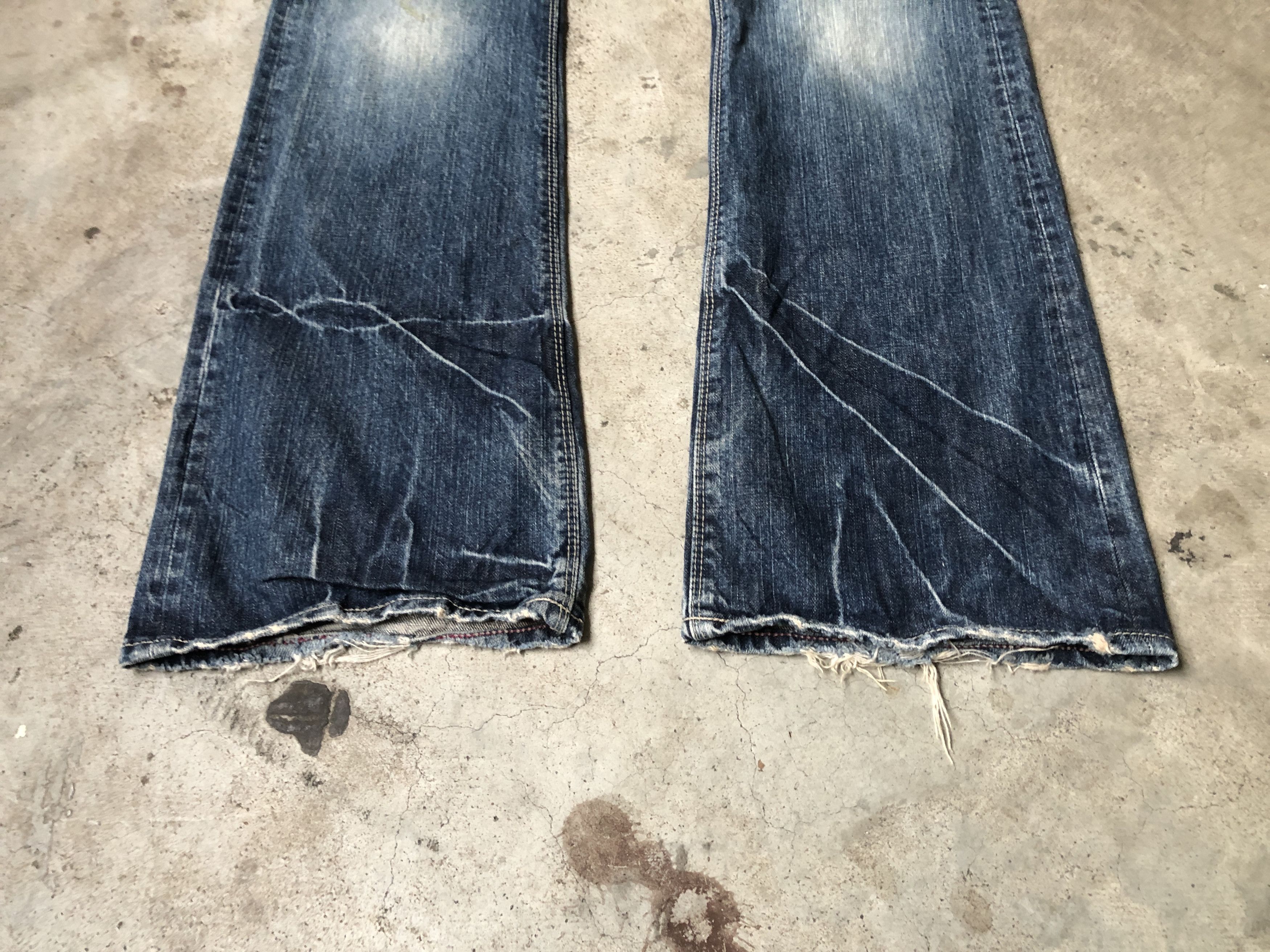 Japanese Brand Blue Way Japan Bootcut Flare Denim Jeans Size US 34 / EU 50 - 2 Thumbnail