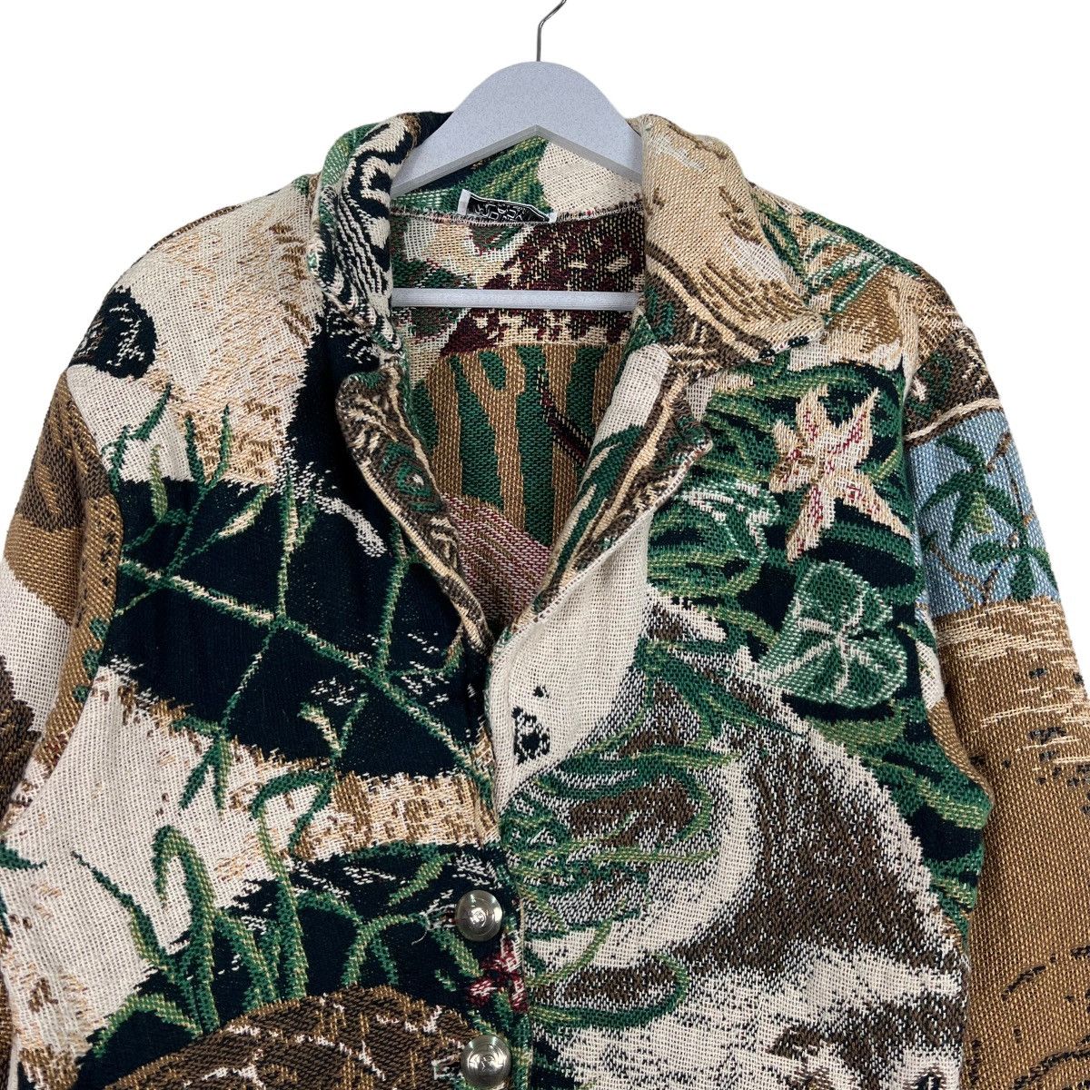 Designer 🔥 80s MIDNIGHT LADY BY PACO COLER ANIMAL PRINT JACKET Size M / US 6-8 / IT 42-44 - 4 Thumbnail