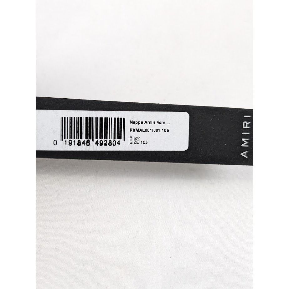 Amiri o1rshd1 Size: 105 CM / Nappa Amiri 4cm Belt in Black Size 42 - 13 Thumbnail