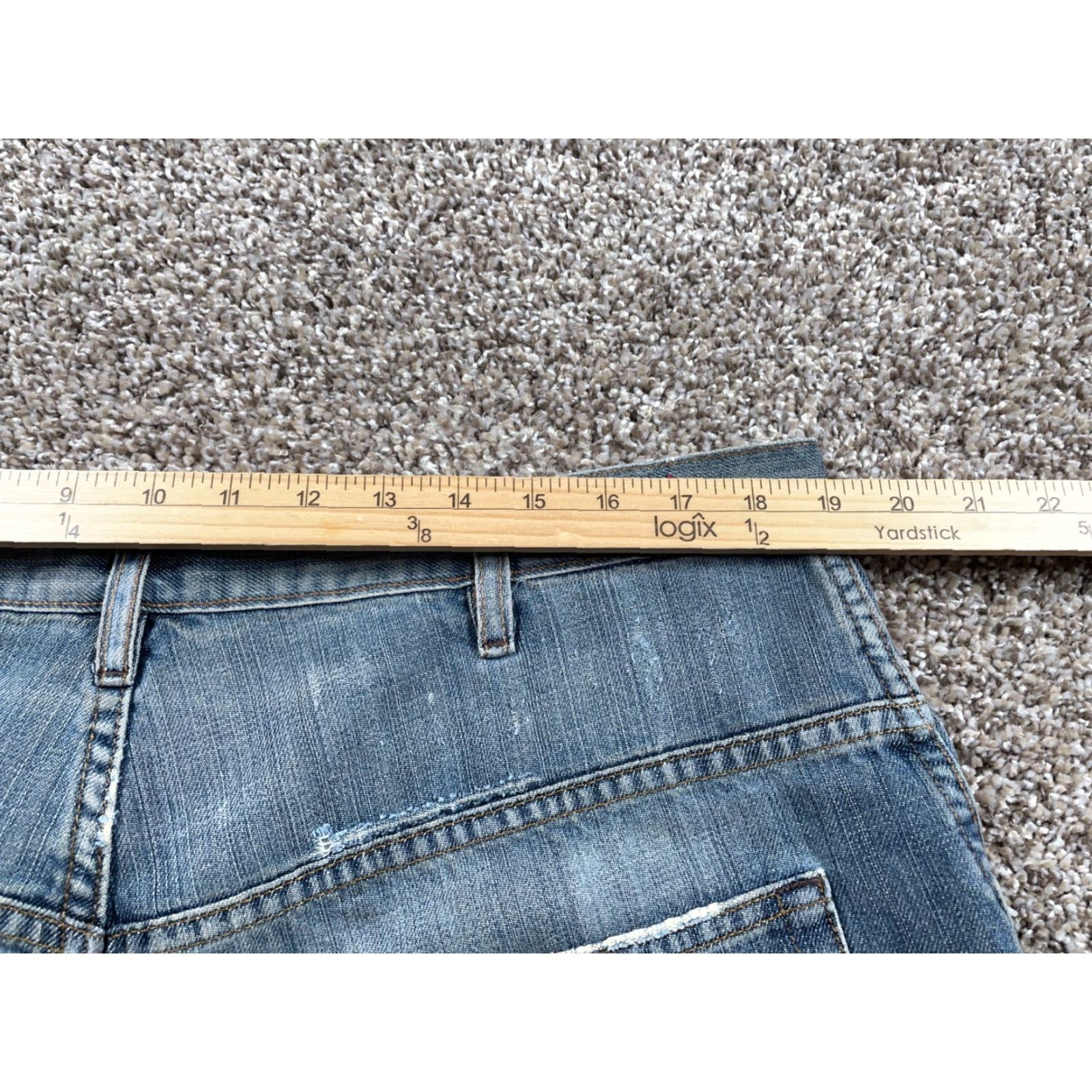 Vintage VINTAGE Elevee Jeans Wide-Leg 90s Baggy Regular Men's 38 x 32 Blue Denim USA Made Size US 38 / EU 54 - 5 Thumbnail