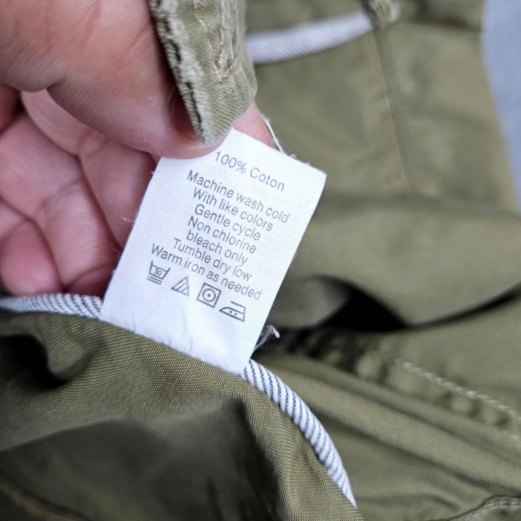 J.Crew J. Crew Women's Parka Jacket Solid Cotton Military Fatigue Button Zipper Logo Lightweight Regular S Green Canvas Jacket Size S / US 4 / IT 40 - 6 Thumbnail
