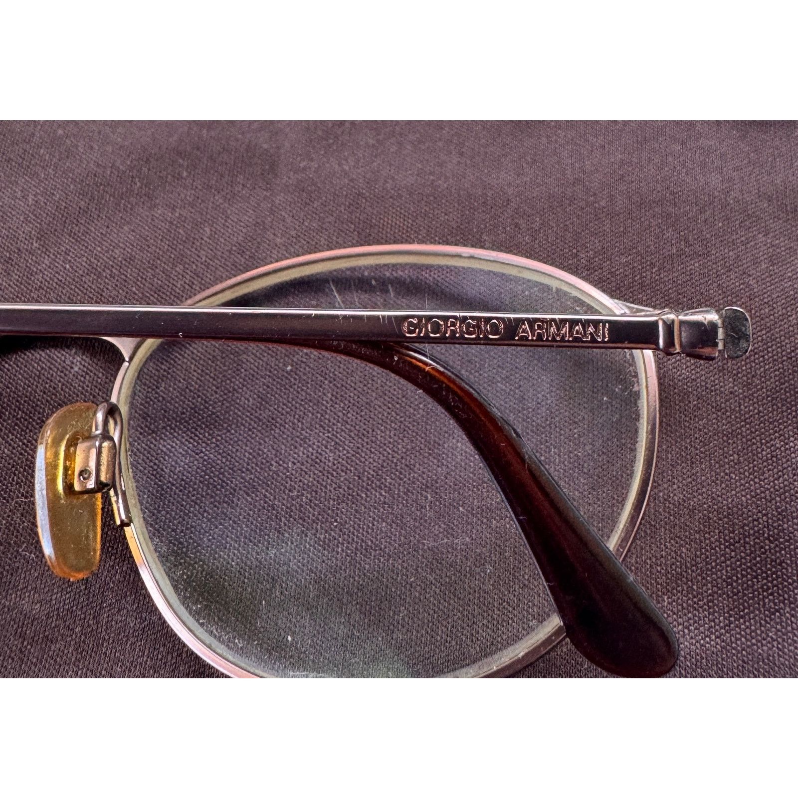 Giorgio Armani Vintage Armani Oval Eyeglasses | Model 188 Size 51 18 135 Size ONE SIZE - 6 Thumbnail