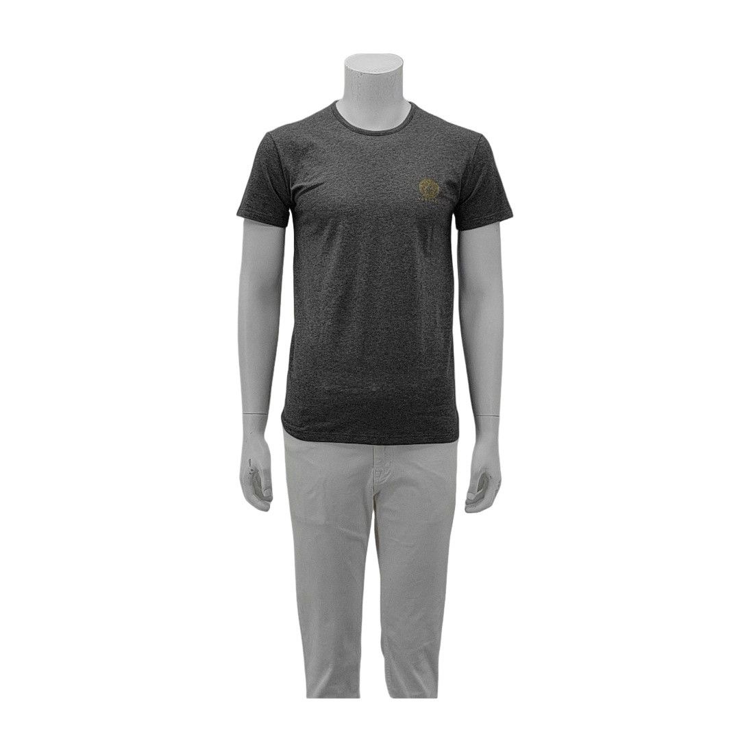Versace Versace Medusa Logo Grey T-Shirt Size M Size US M / EU 48-50 / 2 - 1 Thumbnail